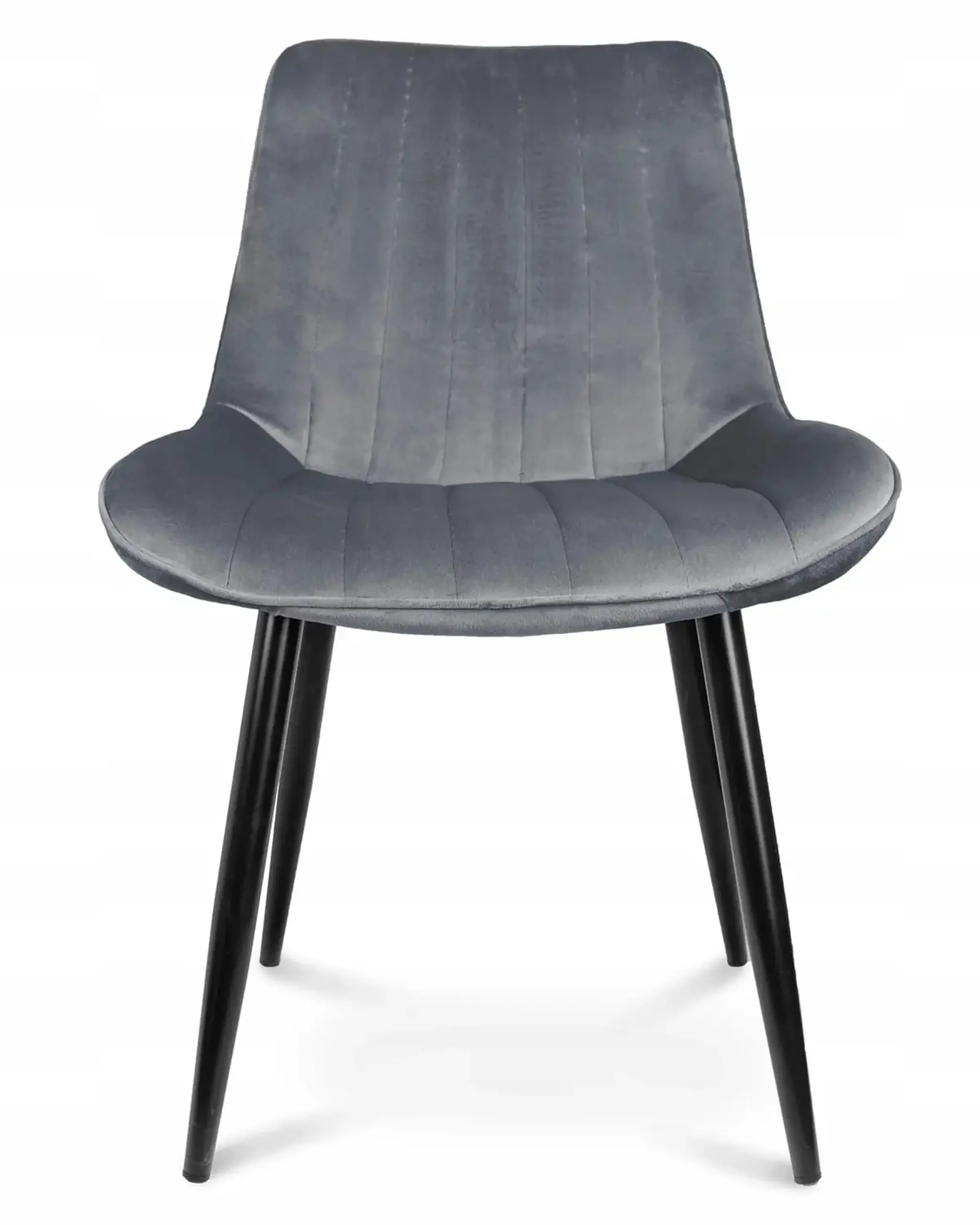 Scaun de bucatarie/living, Jumi VIVA,catifea, Gri