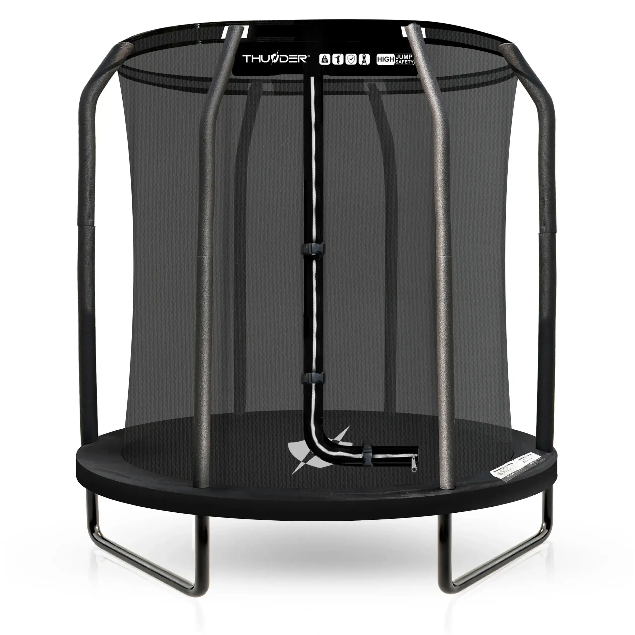 Trambulina de gradina pentru copii THUNDER INSIDE ELITE 4,5FT (140cm) Black
