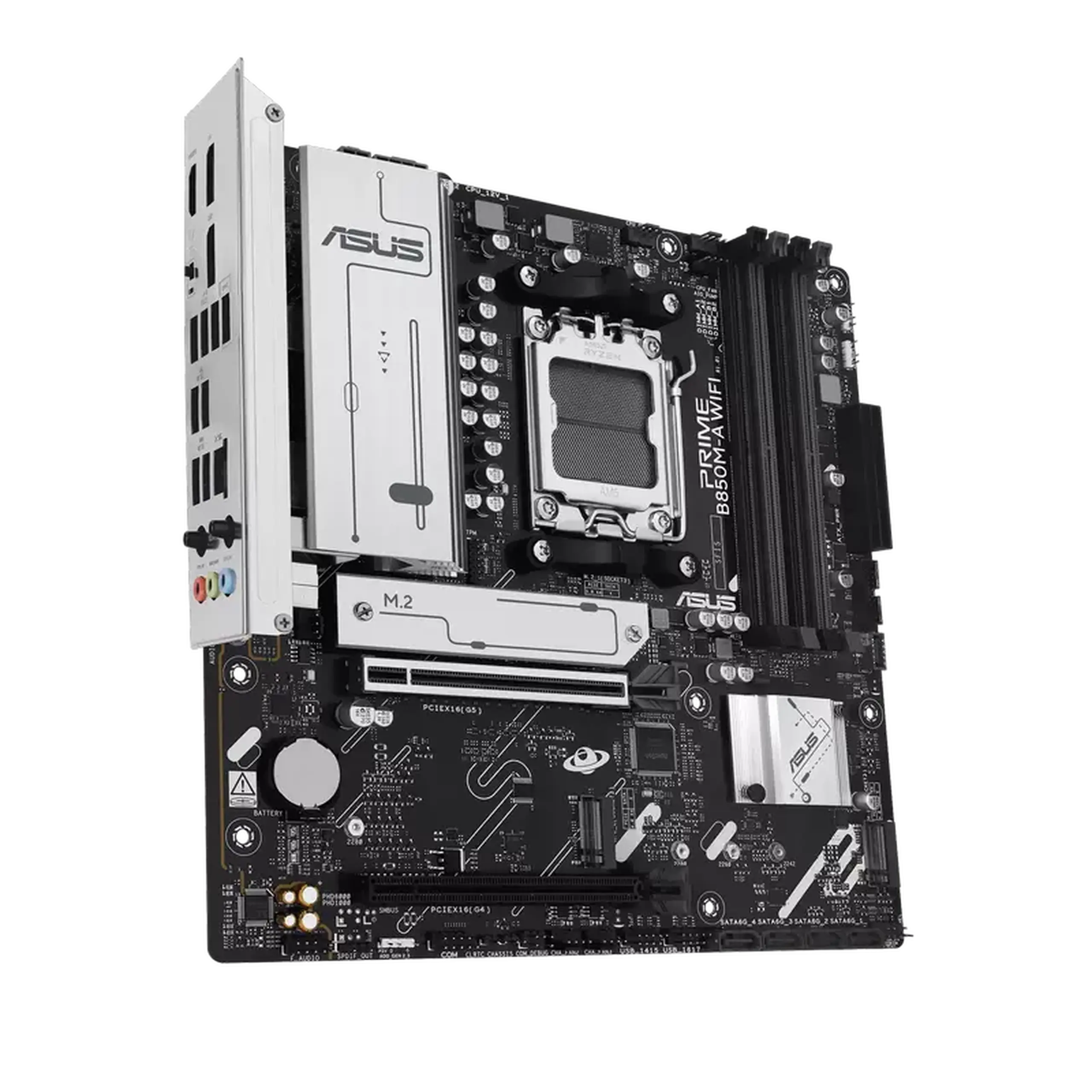 Placă de bază ASUS PRIME B850M-A WIFI, AM5, AMD B850, Micro-ATX