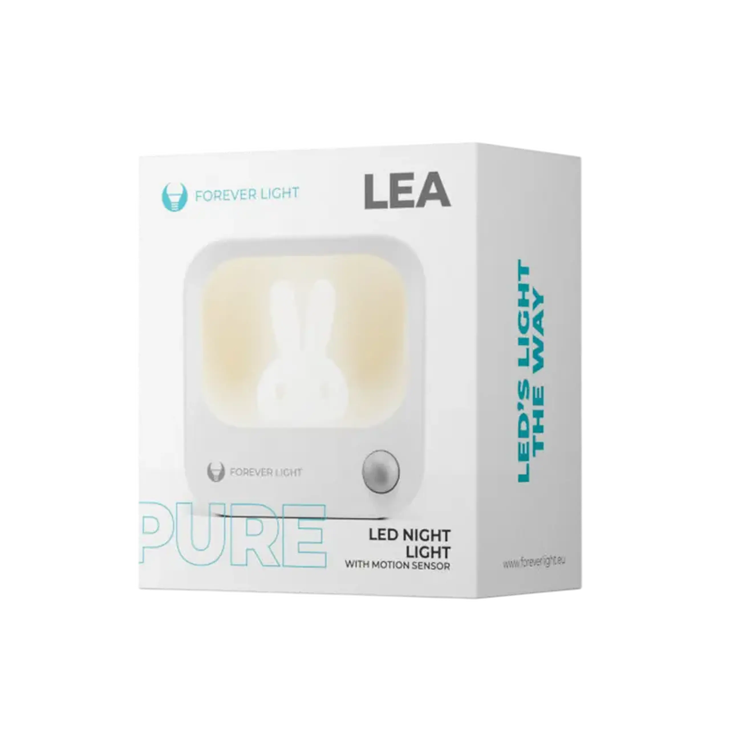 Lampă de noapte Forever Bunny PURE FLC-10, Alb
