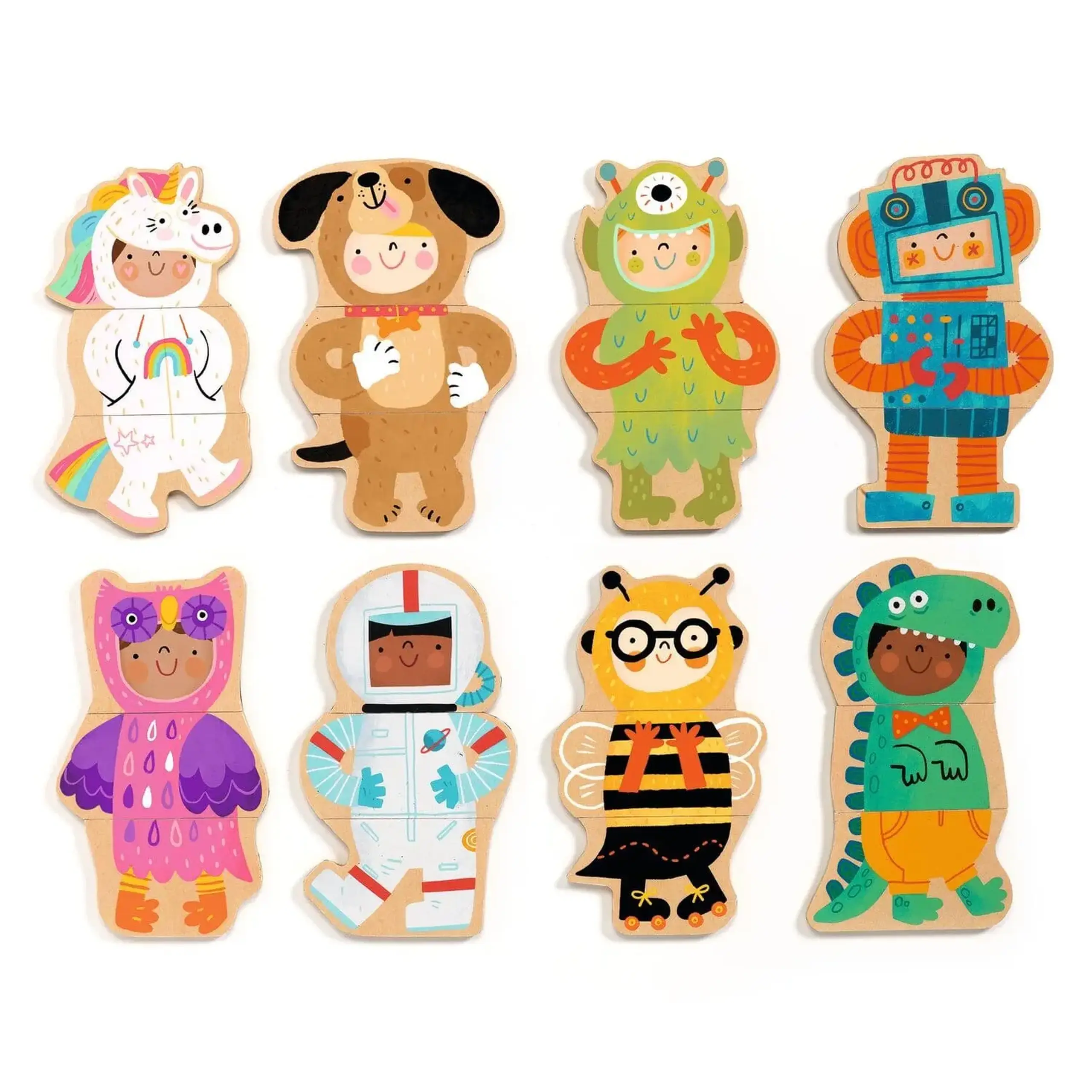 Joc magnetic „Costume amuzante” — Djeco