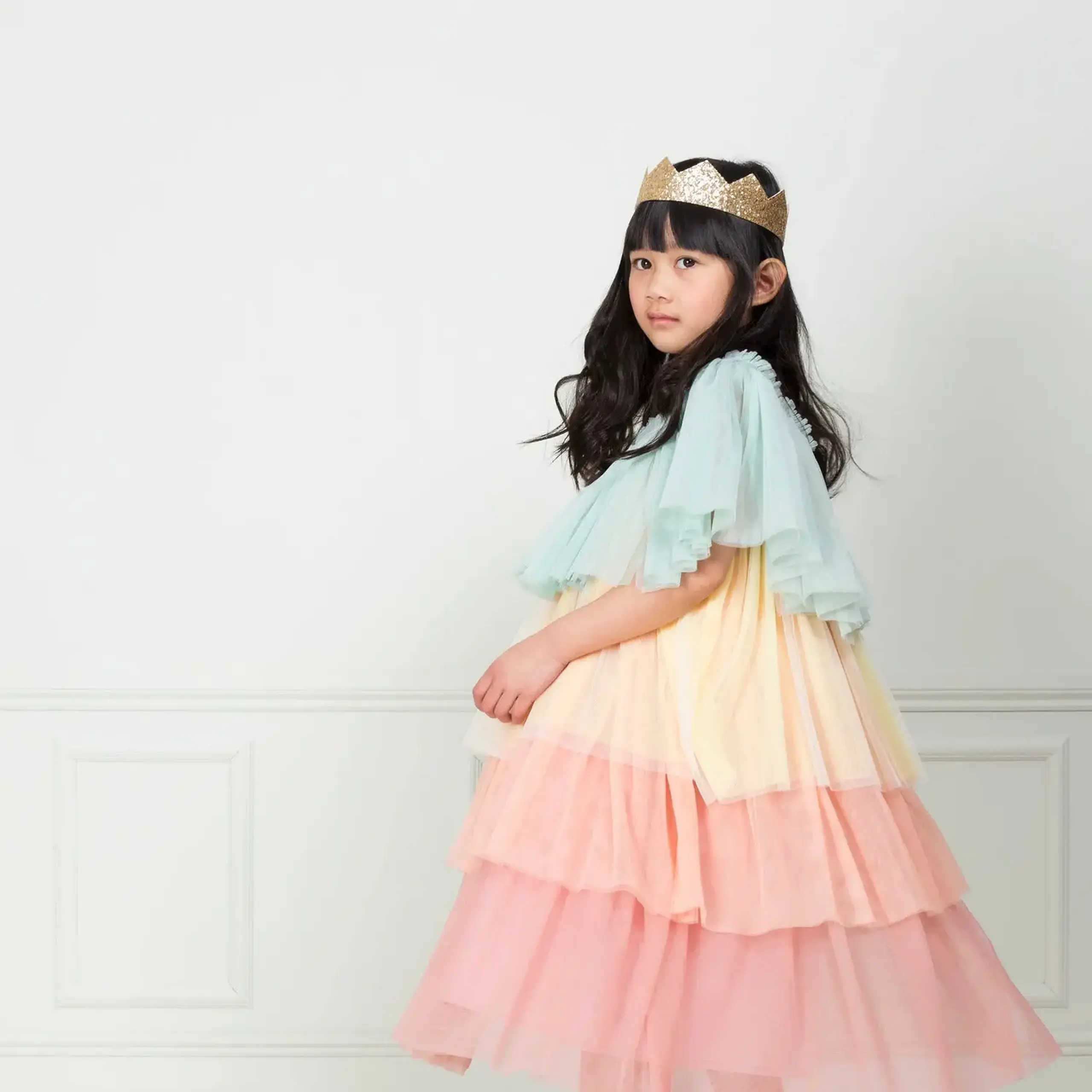 Costum de prințesă Curcubeu — Meri Meri - 5-6 Years
