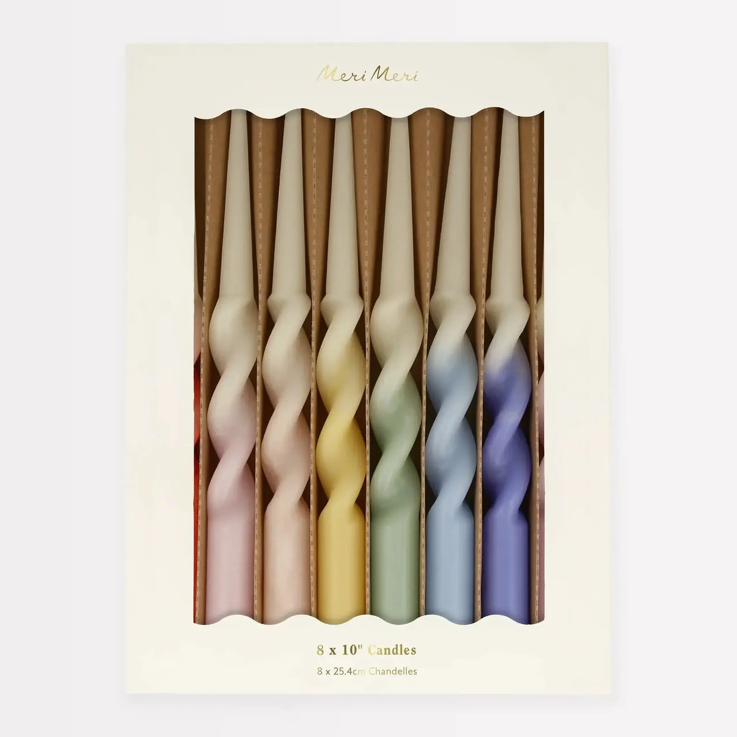 Set de lumânări spiralate — Meri Meri
