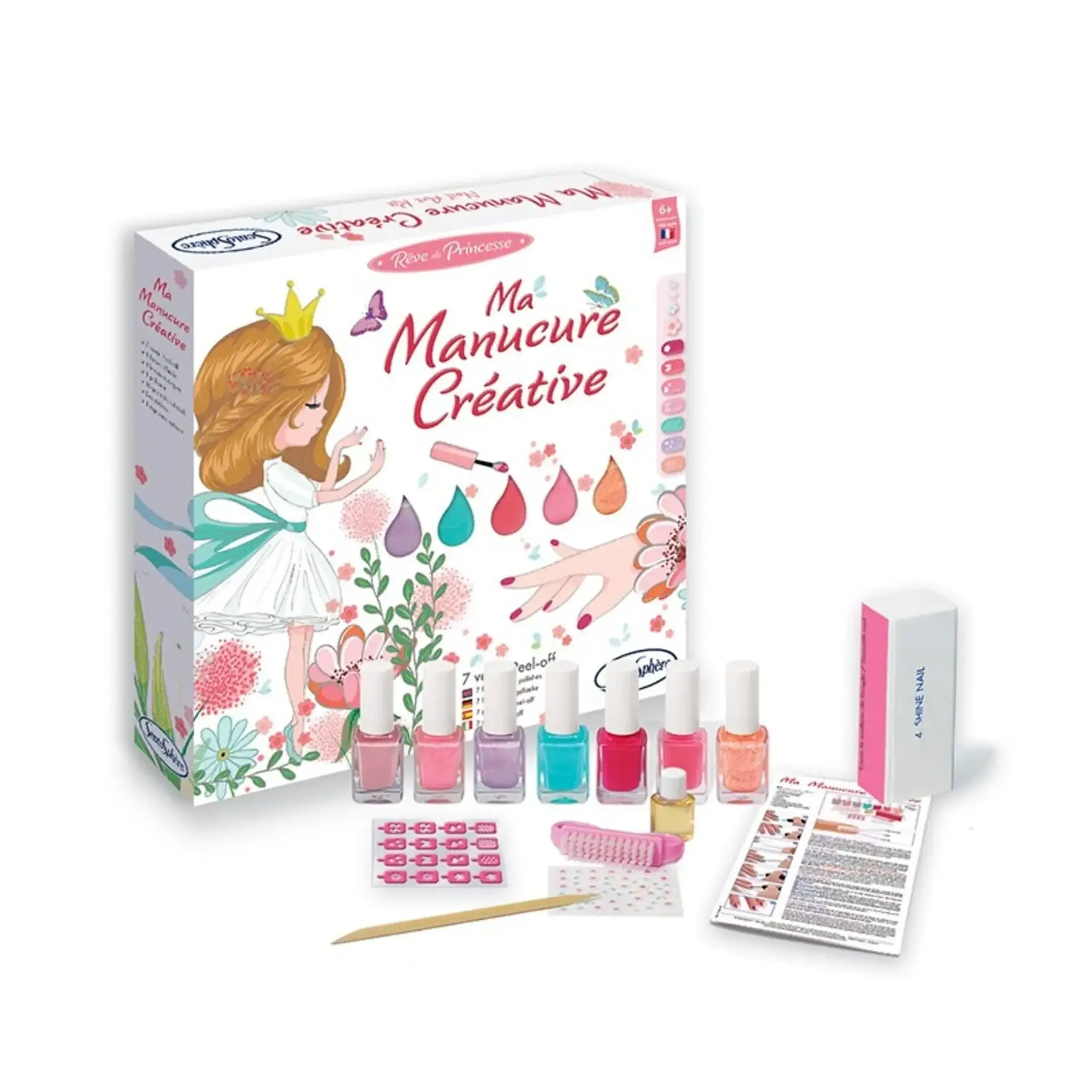 Set de manichiură creativă cu 7 oje peel-off — SentoSphere
