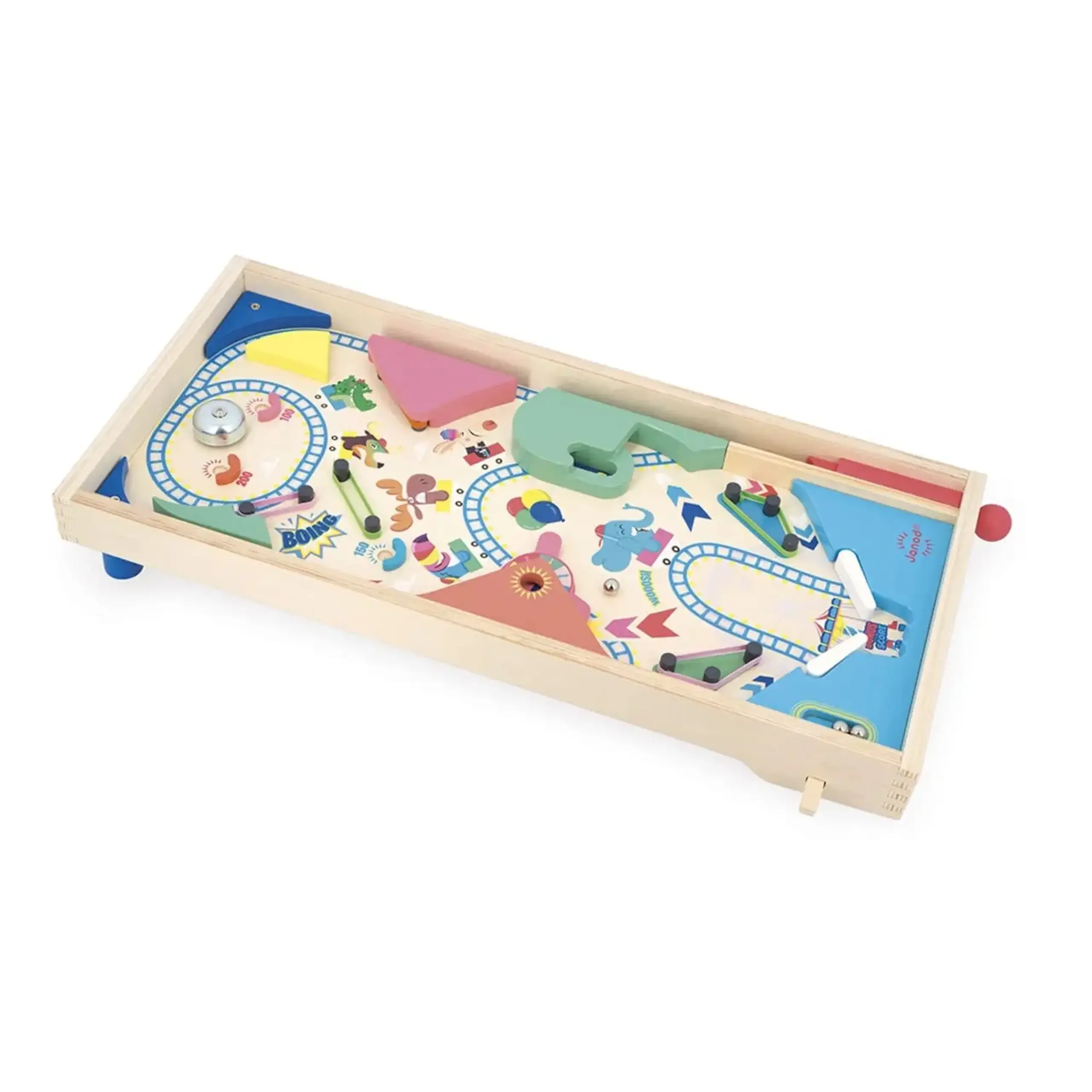 Joc pinball Applepop din lemn — Janod