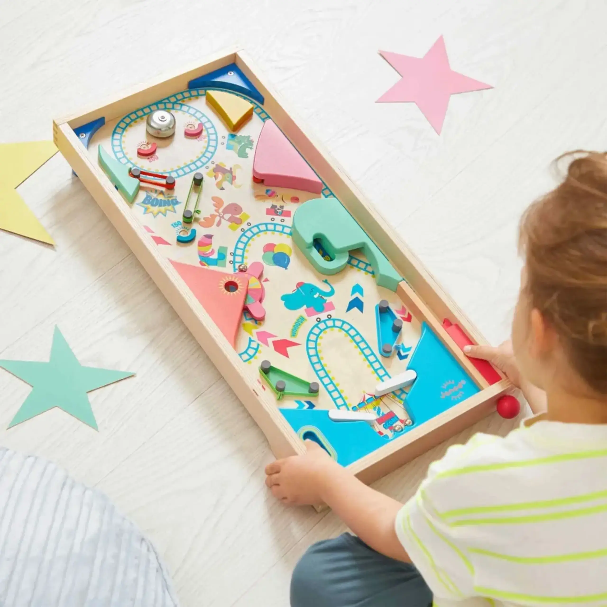 Joc pinball Applepop din lemn — Janod