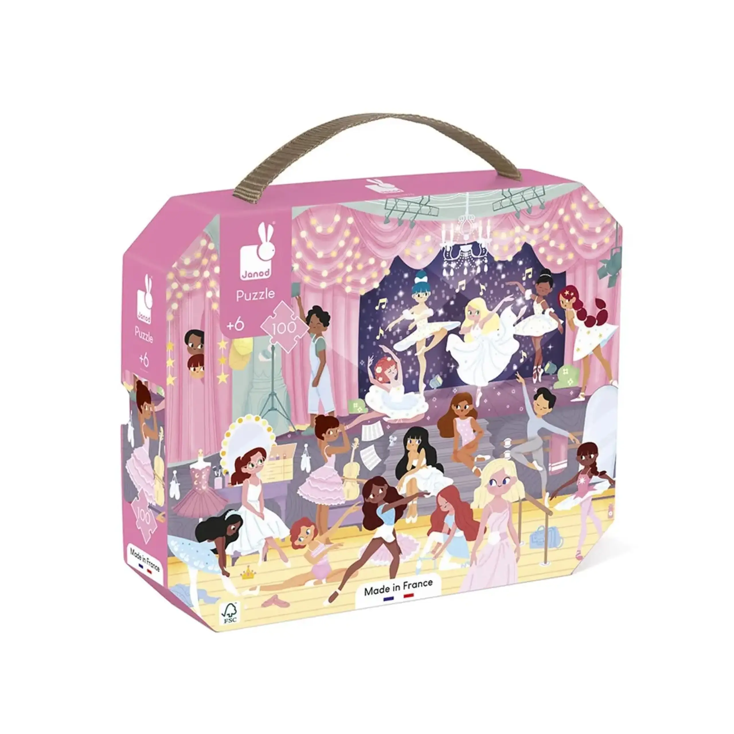 Puzzle Balerine, 100 de piese — Janod
