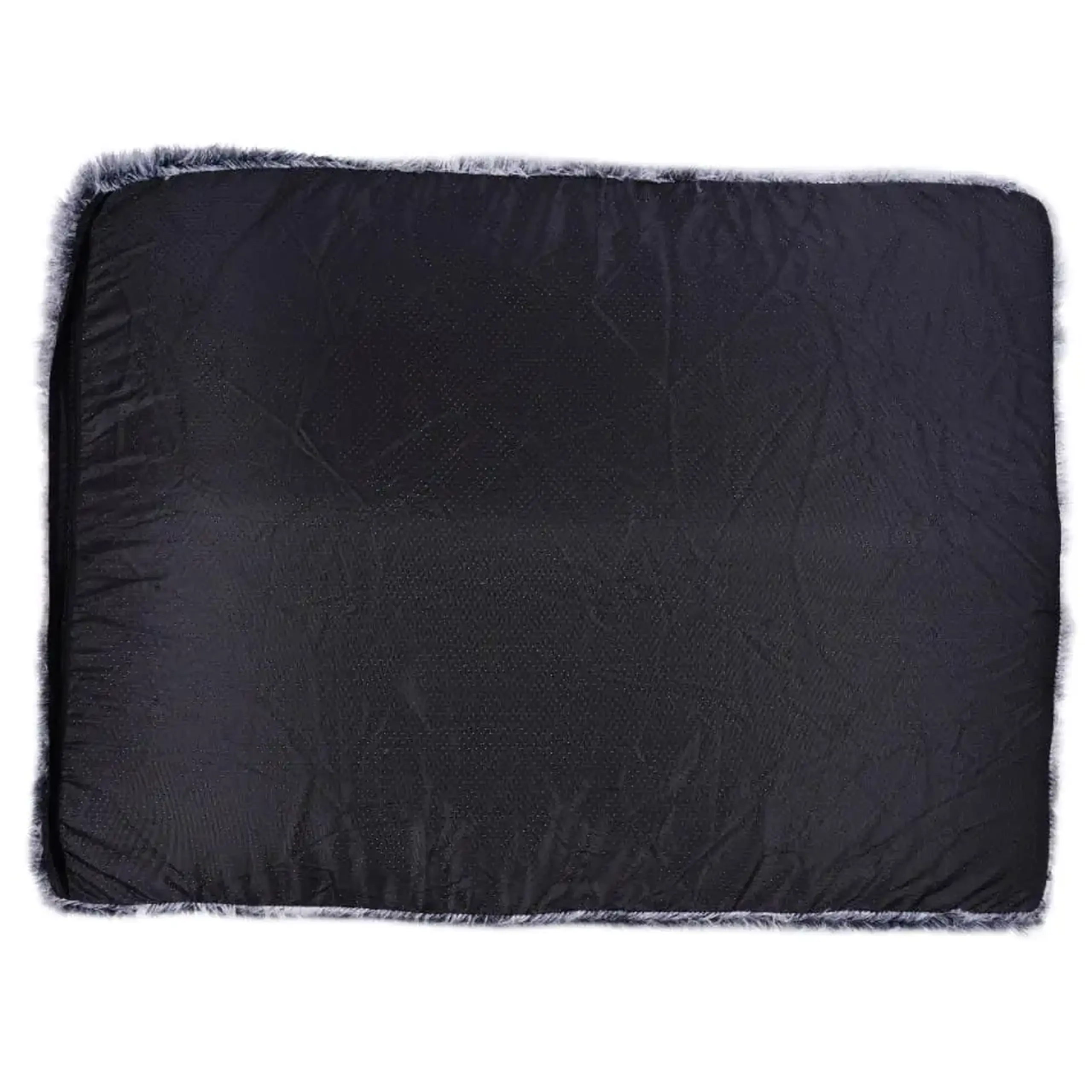 Culcus pentru caine, Jumi, dreptunghiular, 100x60x8cm, antiderapant, lavabil, Gri