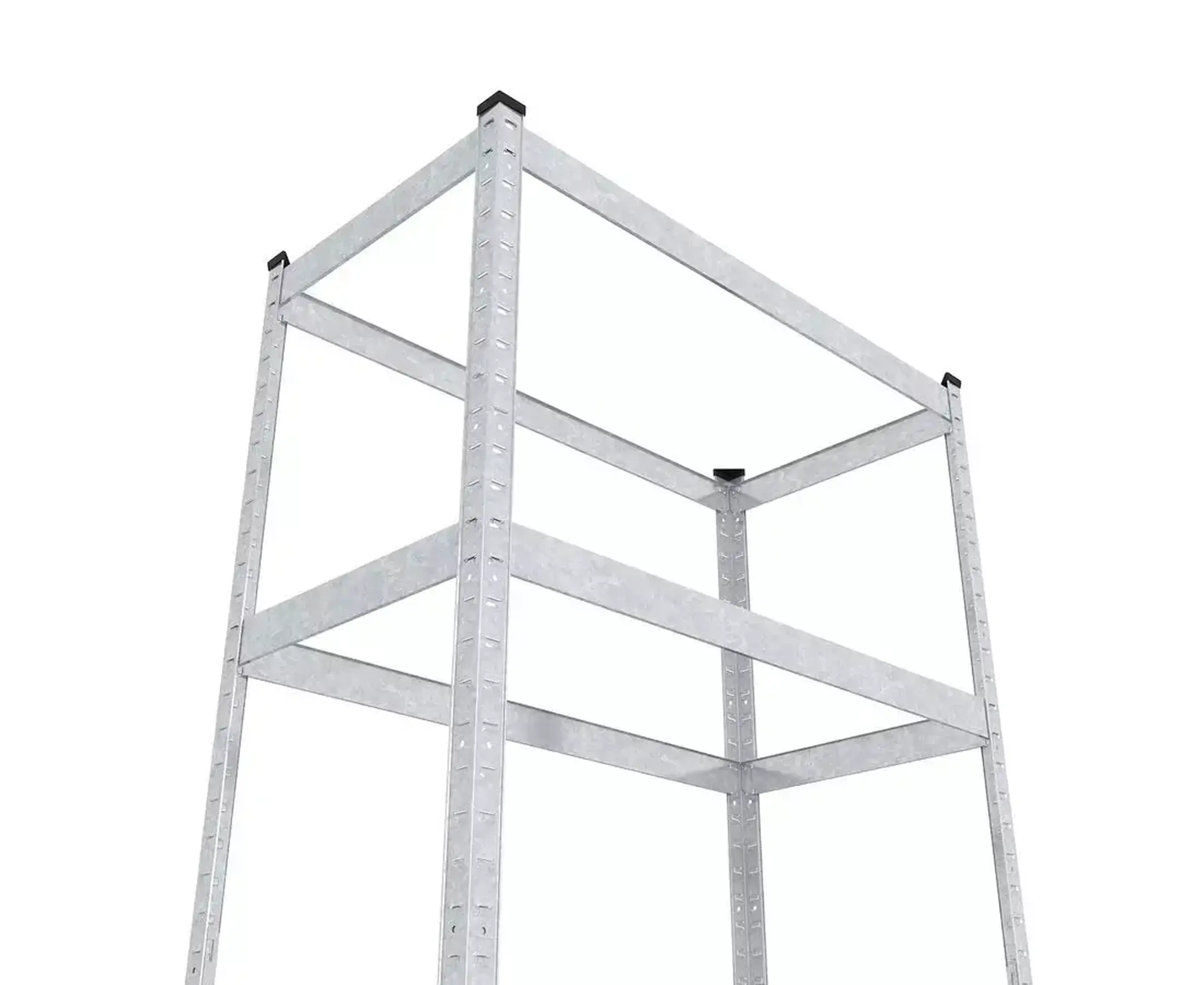Raft metalic de depozitare Nex Budget 1800x400x400 mm, 5 rafturi MDF, galvanizat