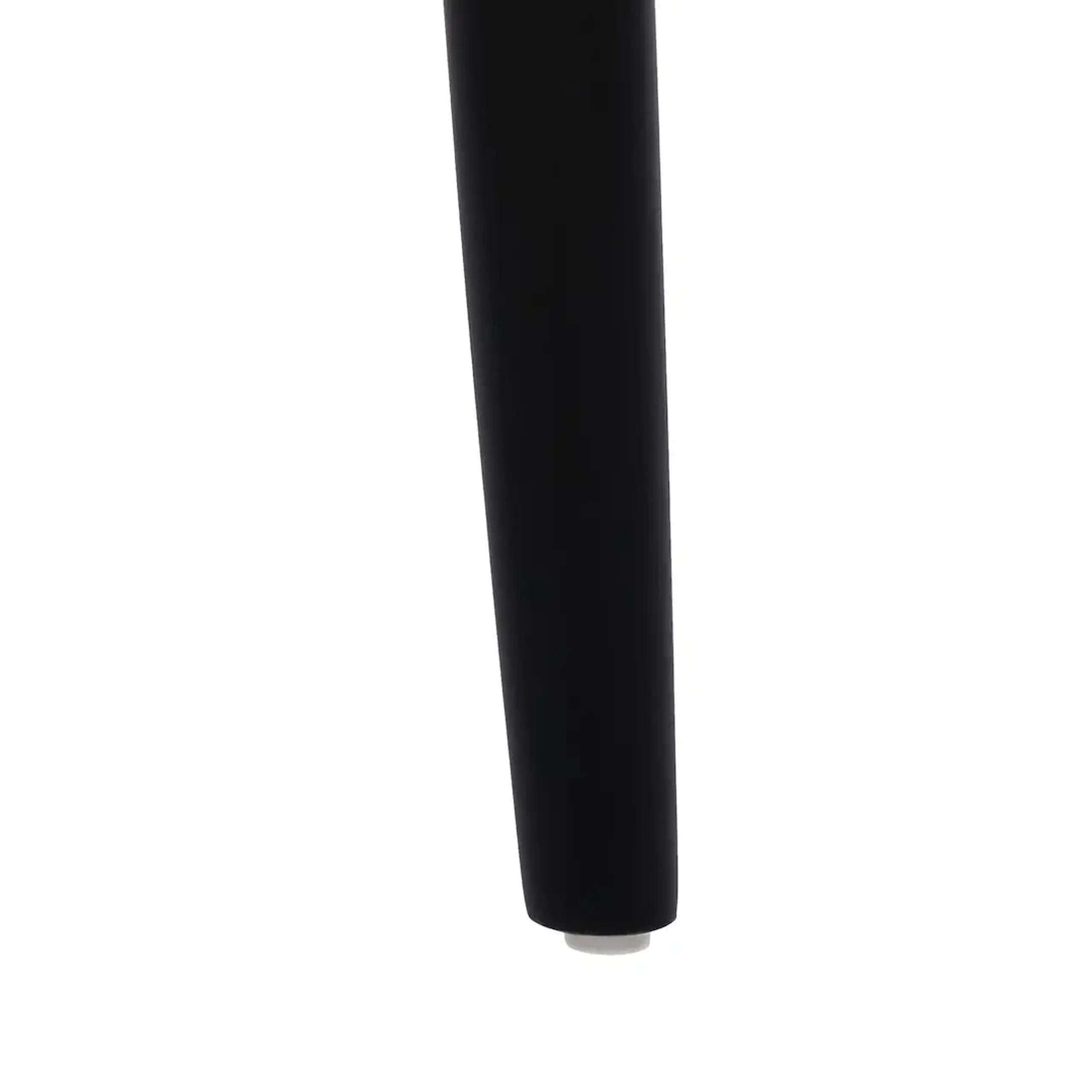 Masa rotunda moderna Jumi, MDF, 60x60x74cm, stil scandinav, Negru/Negru