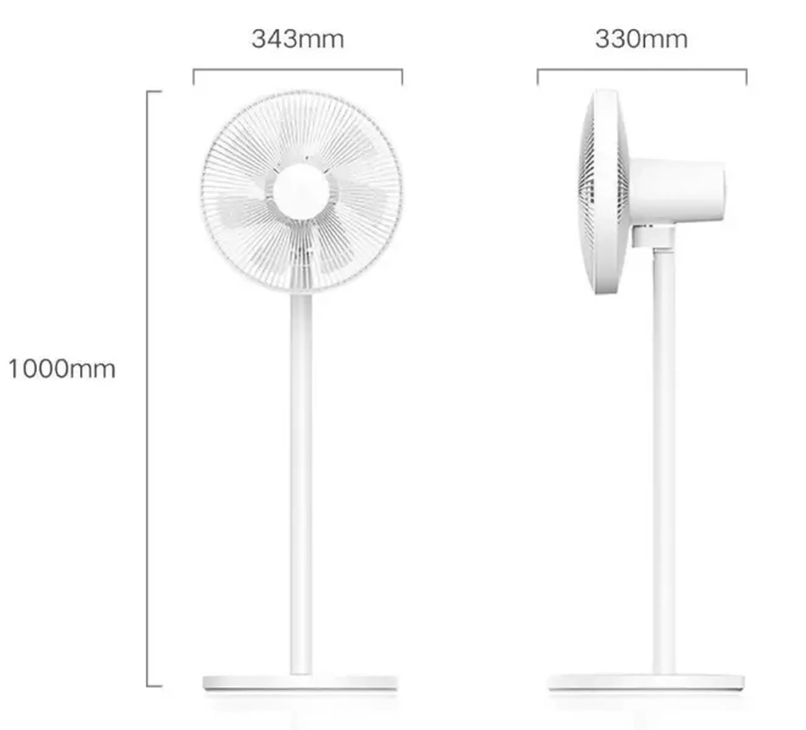 Ventilator de podea Xiaomi Mi Smart standing Fan 2 Lite