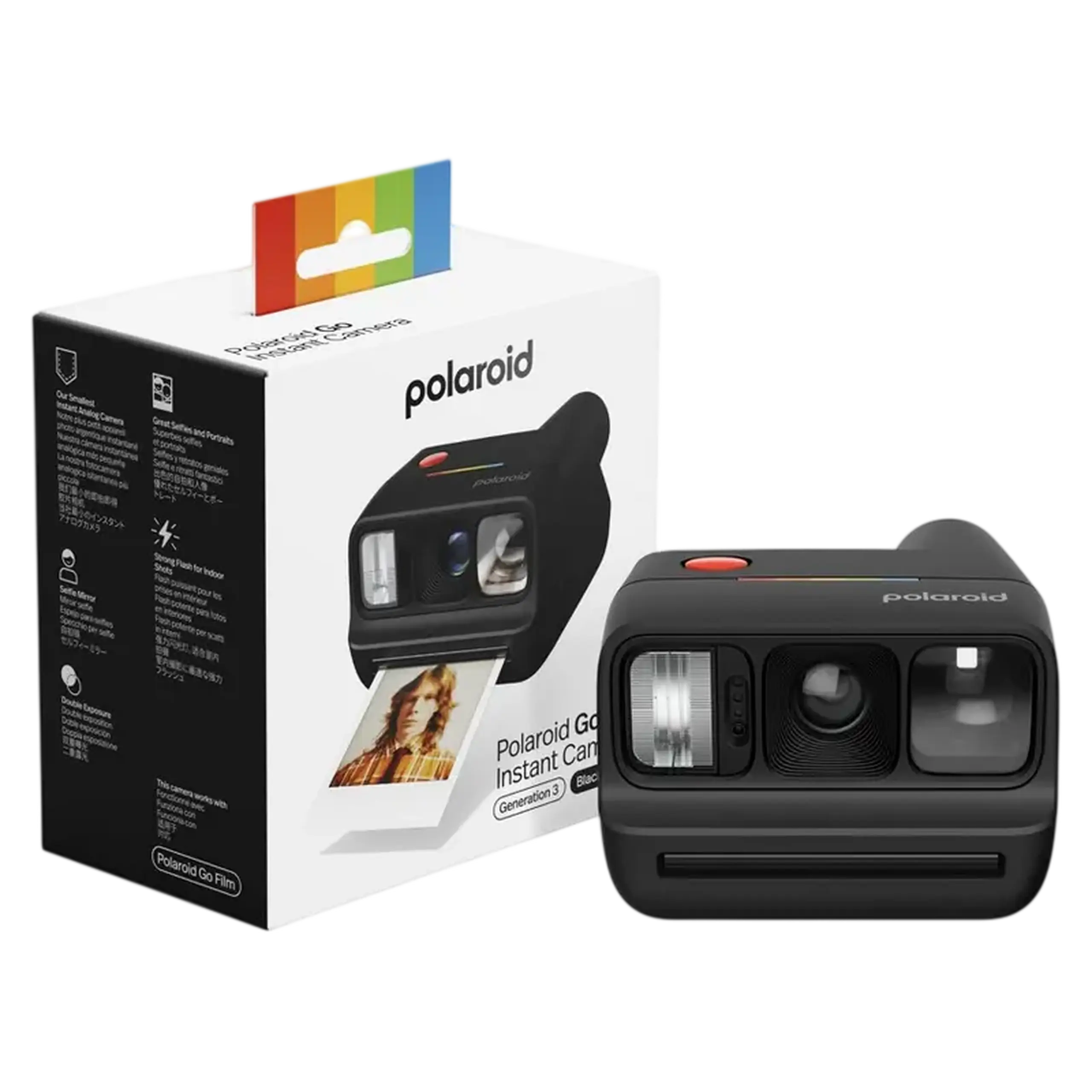 Cameră Foto Polaroid Go Gen 3, Negru