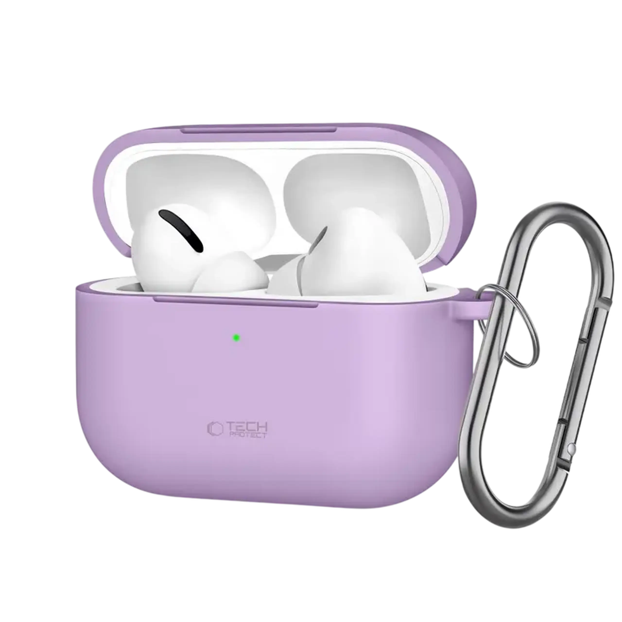 Husă pentru Airpods Tech Protect Hook Apple Airpods Pro 3, Lavandă