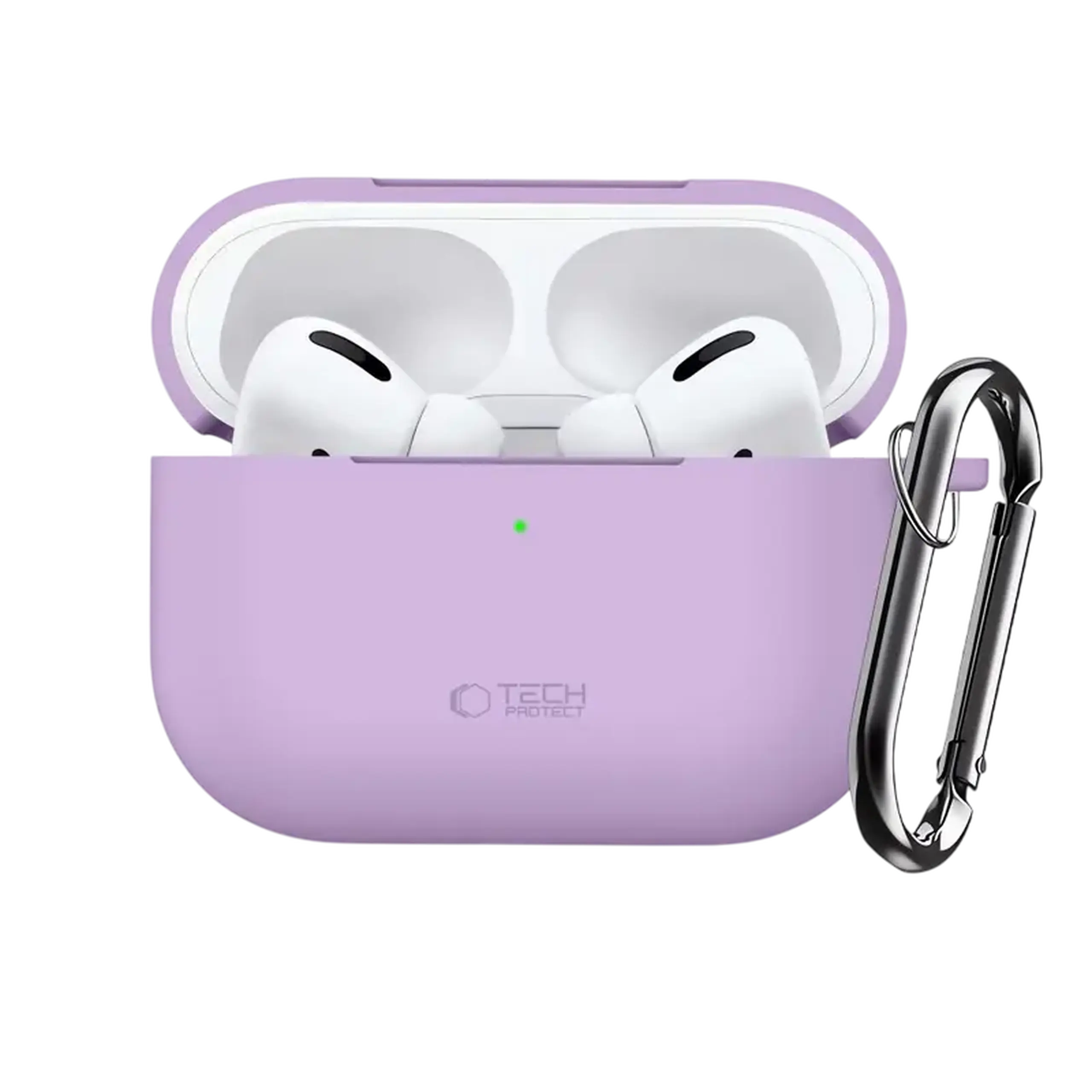 Husă pentru Airpods Tech Protect Hook Apple Airpods Pro 3, Lavandă