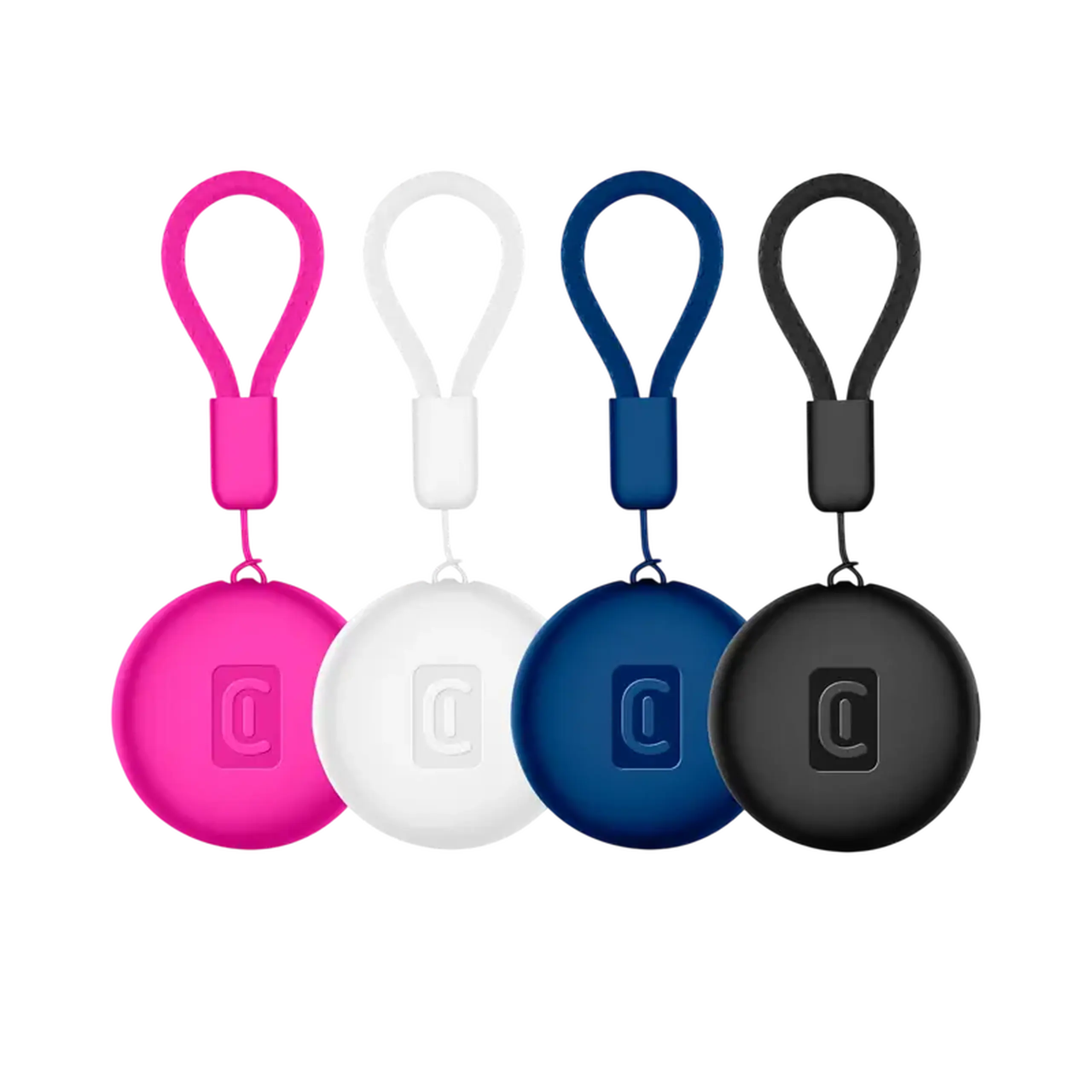 Tracker inteligent Cellularline Tracy Tag Dual MultiPack, Multicolor
