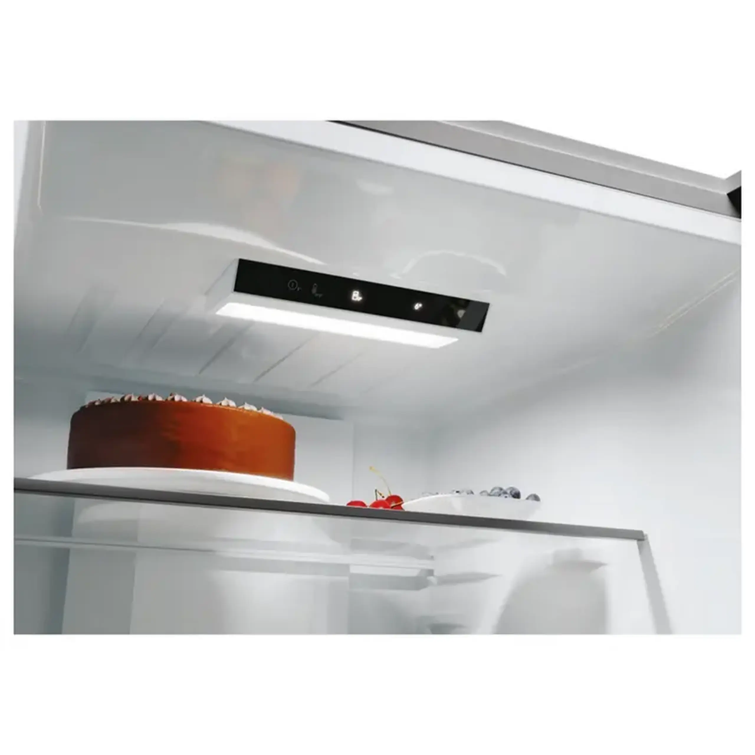 Frigider Candy ECN2CQTEX206, Oțel inoxidabil