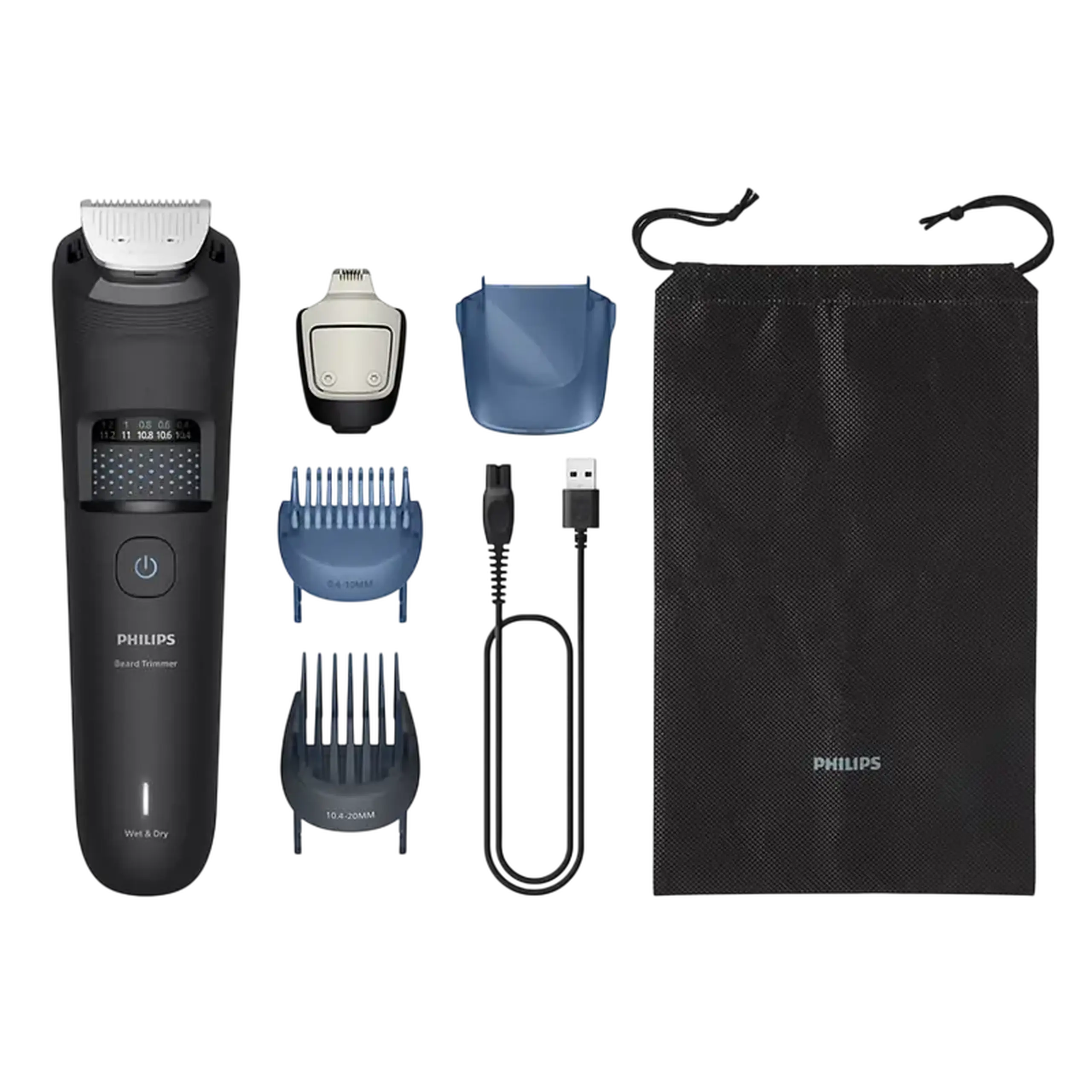 Trimmer pentru bărbați Philips BT5775/15, Negru