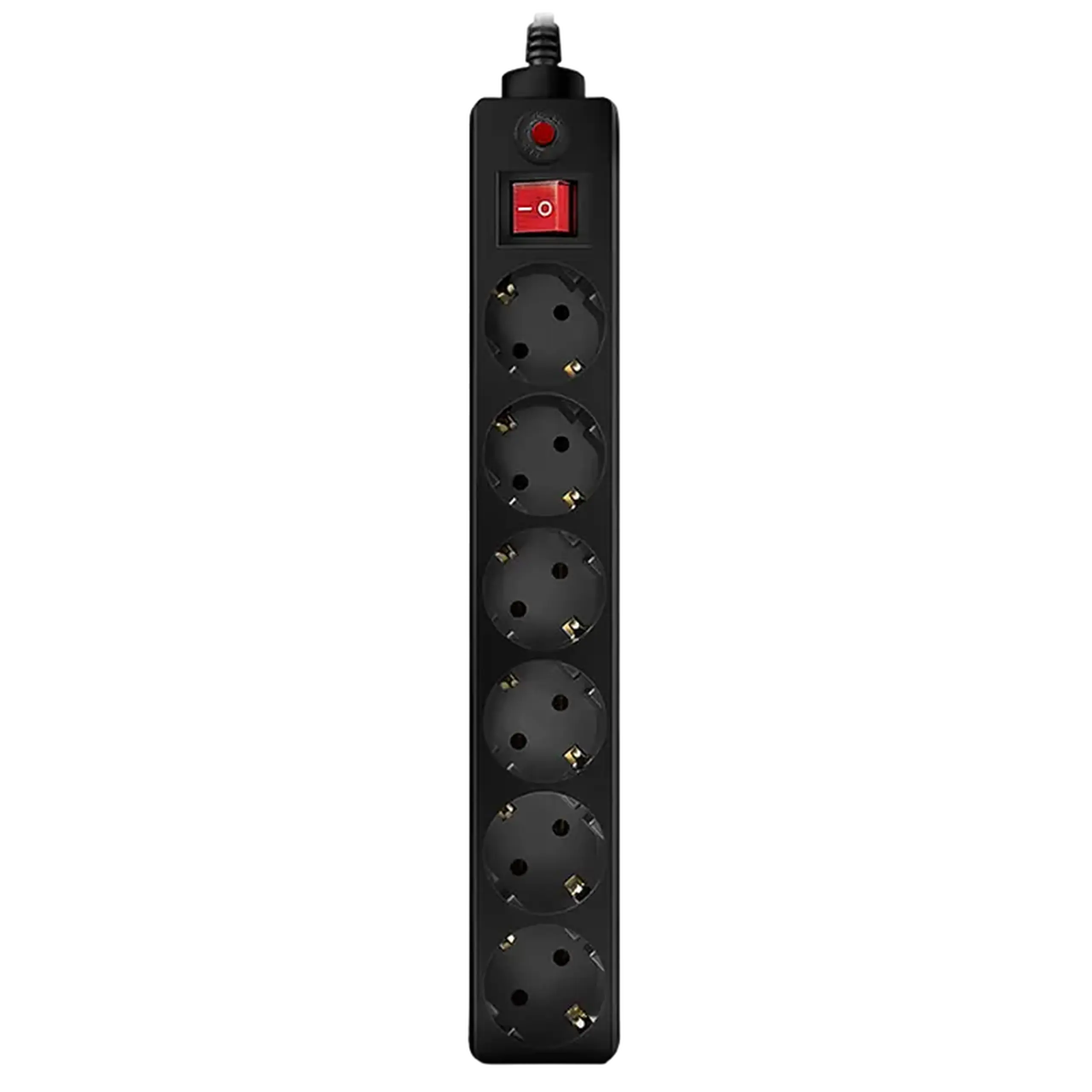 Prelungitor electric SVEN Optima, 6 Prize, 5m, Negru