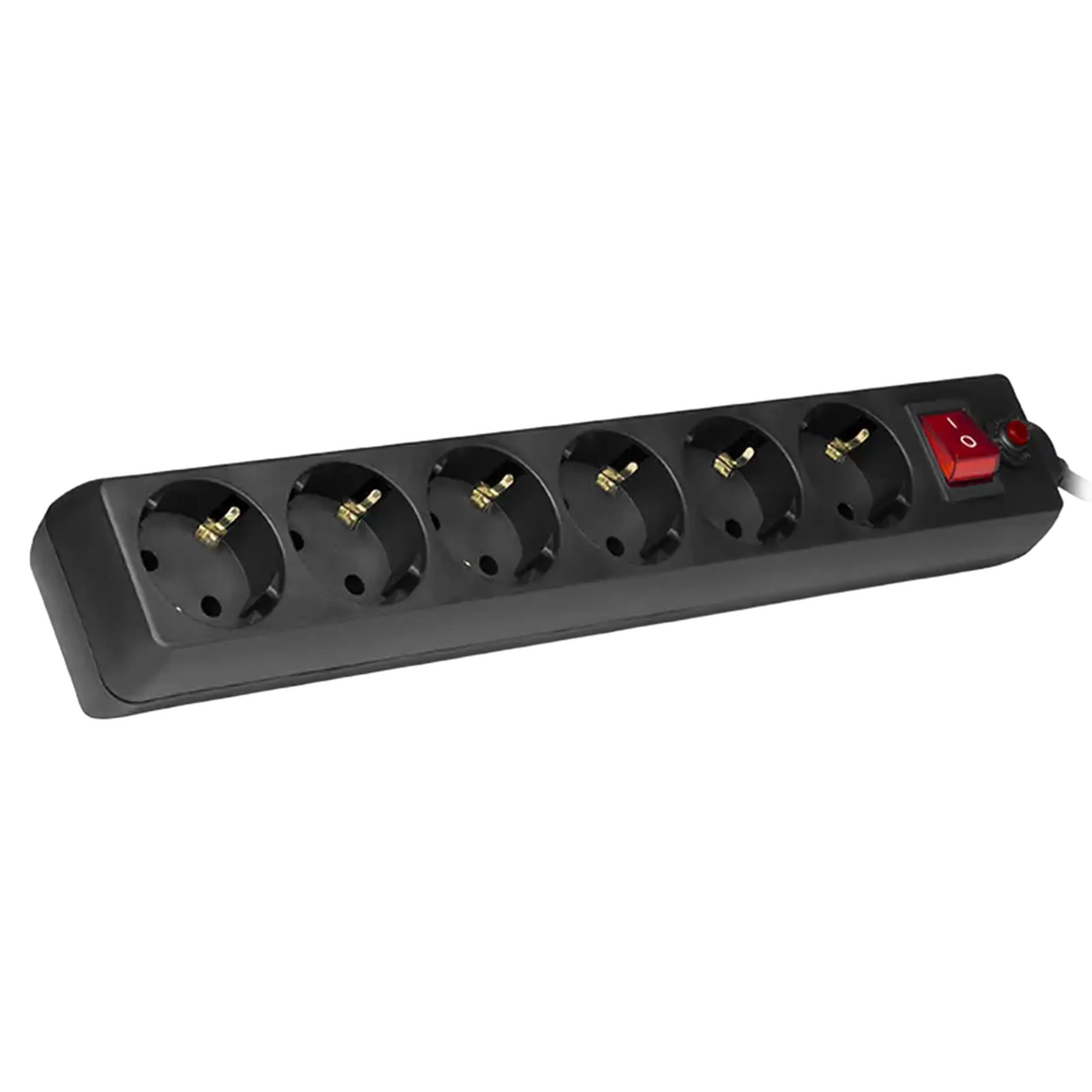 Prelungitor electric SVEN Optima, 6 Prize, 5m, Negru
