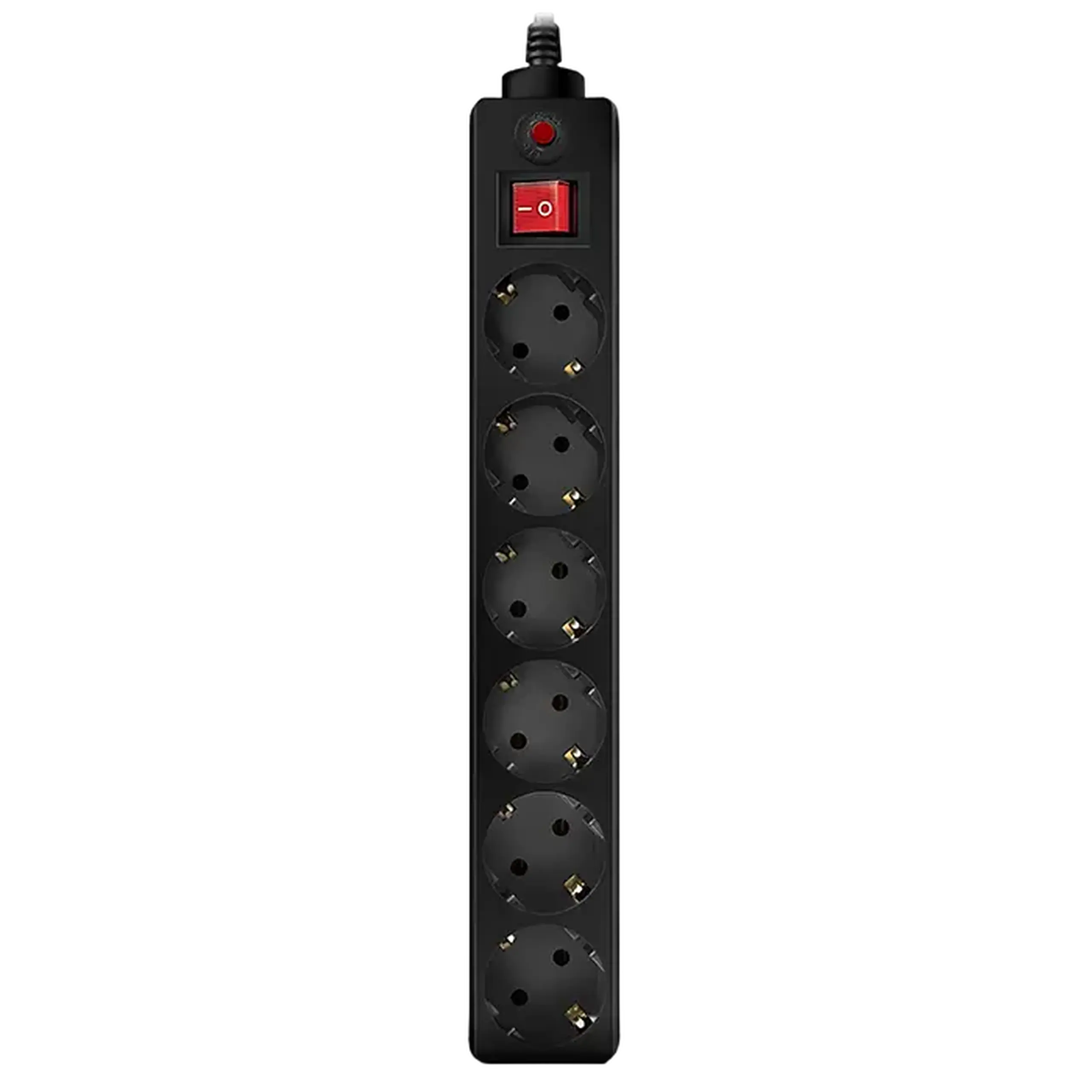 Prelungitor electric SVEN Optima, 6 Prize, 1,8m, Negru