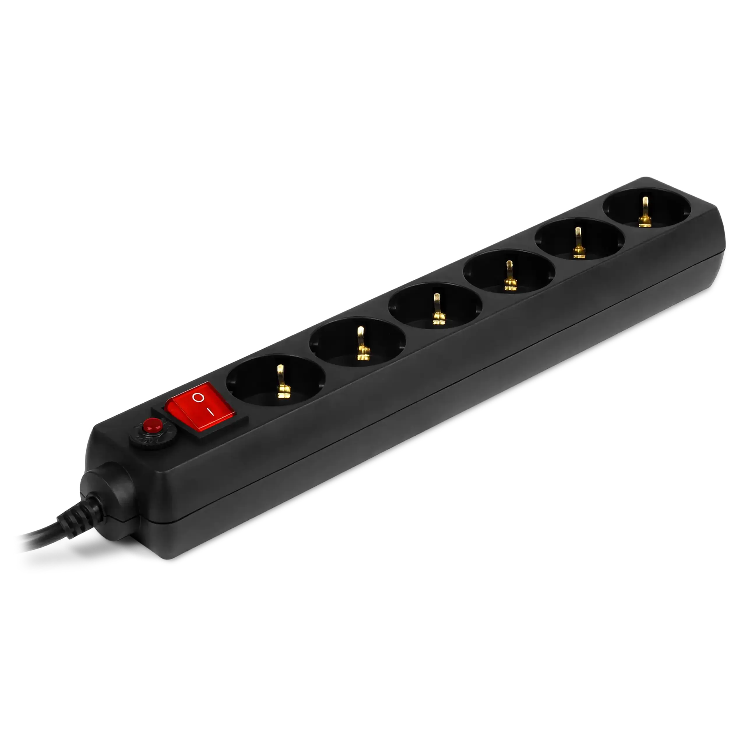 Prelungitor electric SVEN Optima, 6 Prize, 3m, Negru