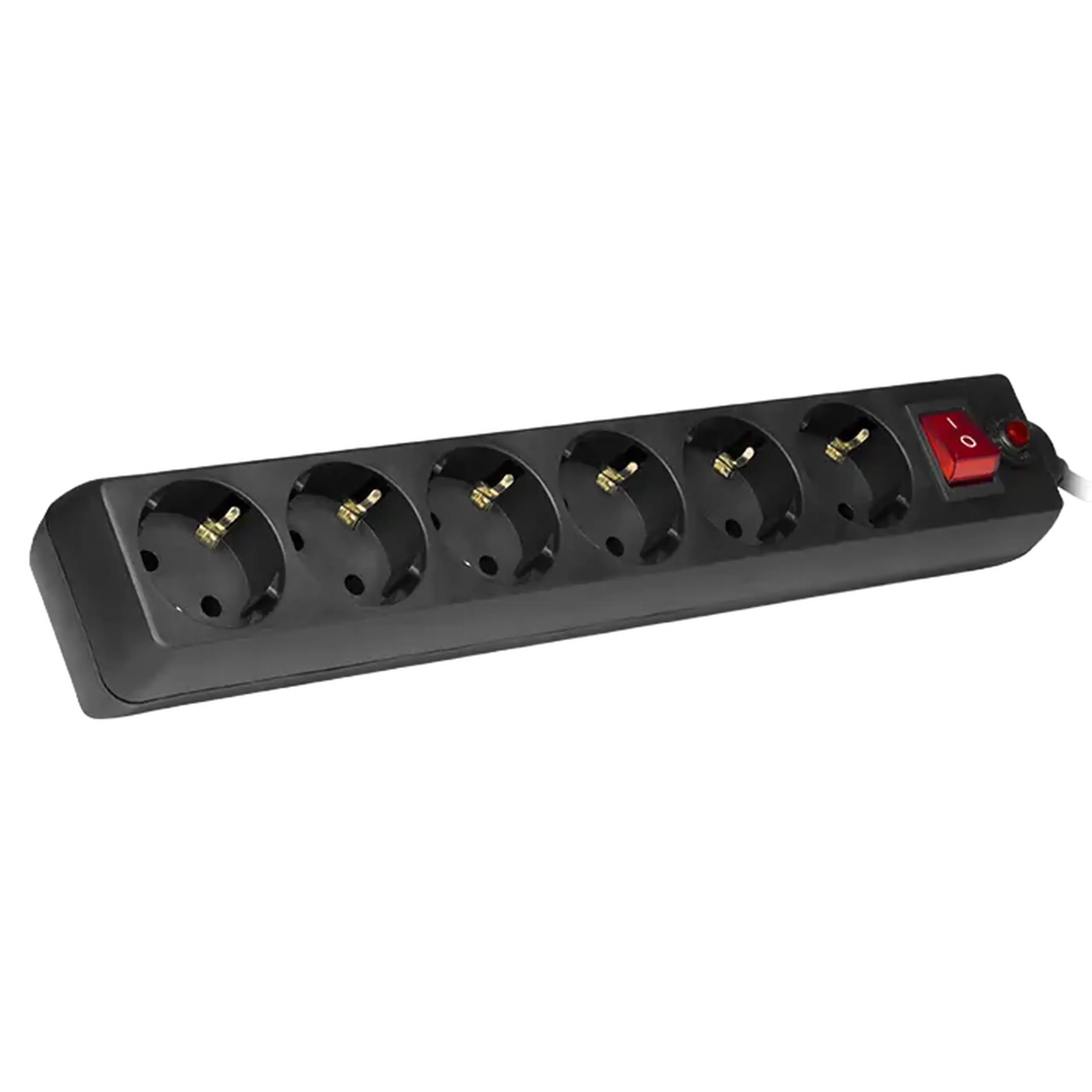 Prelungitor electric SVEN Optima, 6 Prize, 3m, Negru