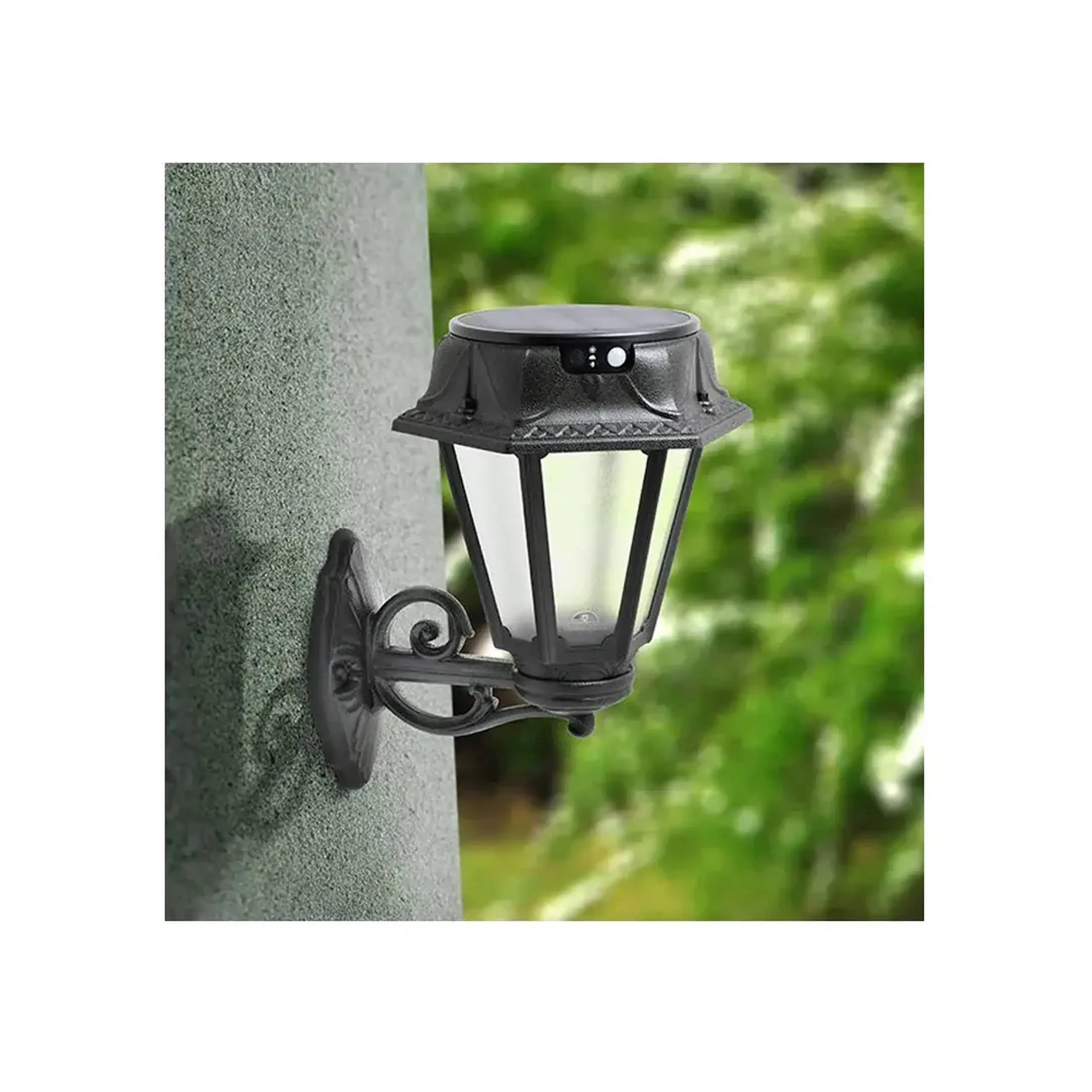 Corp de iluminat LED cu panou solar BISSO/ROSETTA 2 W 4000 K IP55 Fumagalli