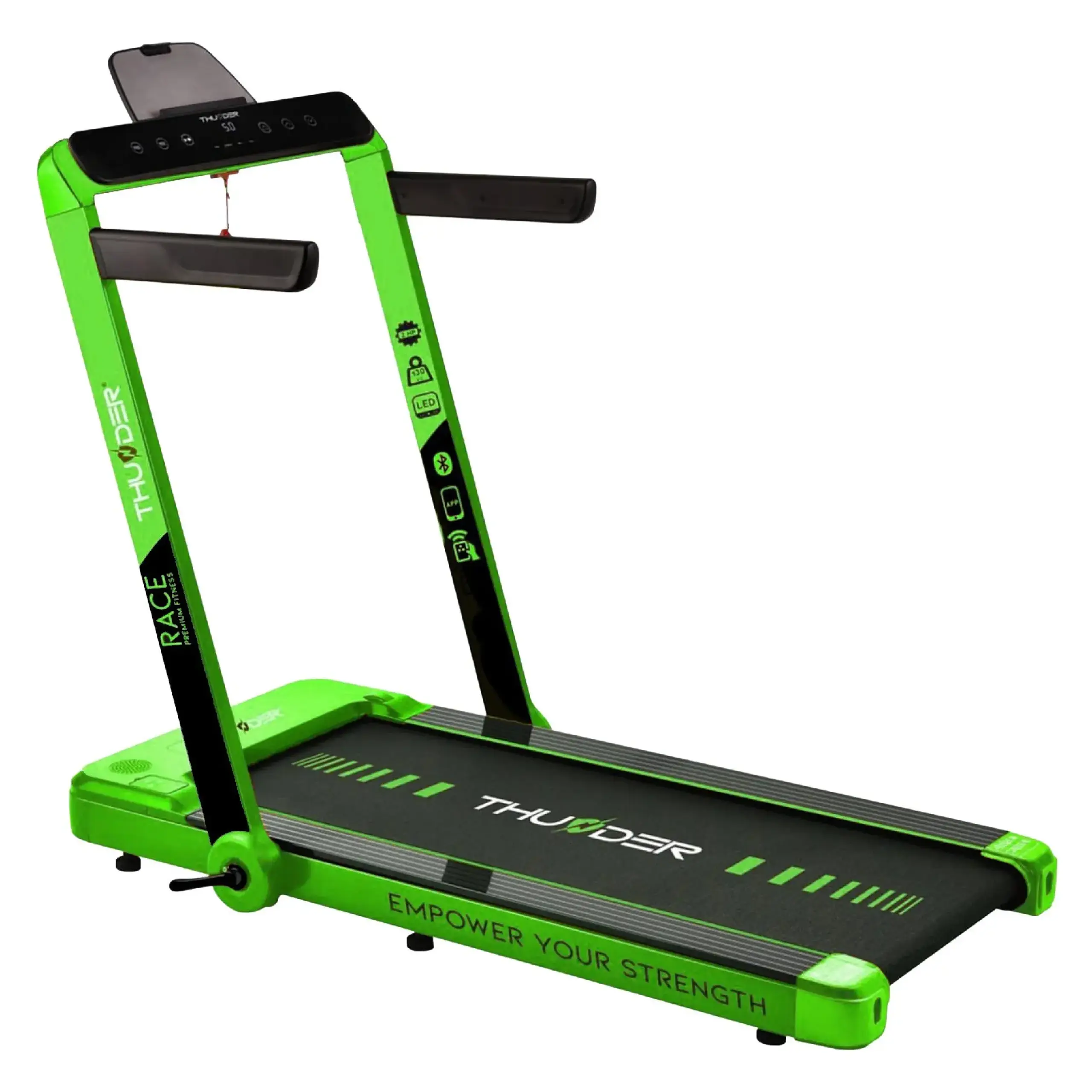 Banda de alergare electrica THUNDER RACE-GREEN