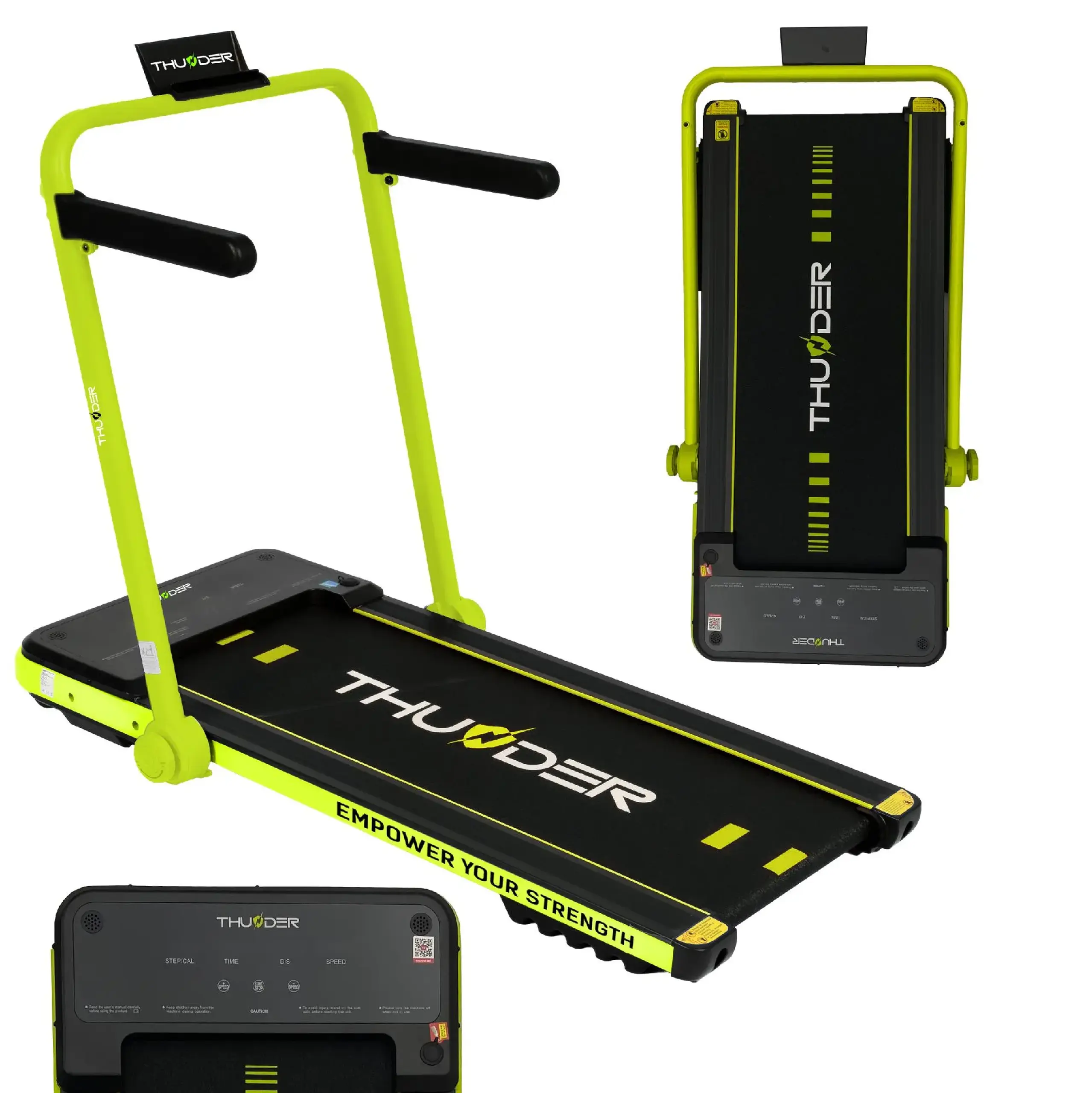 Banda de alergare electrica THUNDER IMPACT-LIME