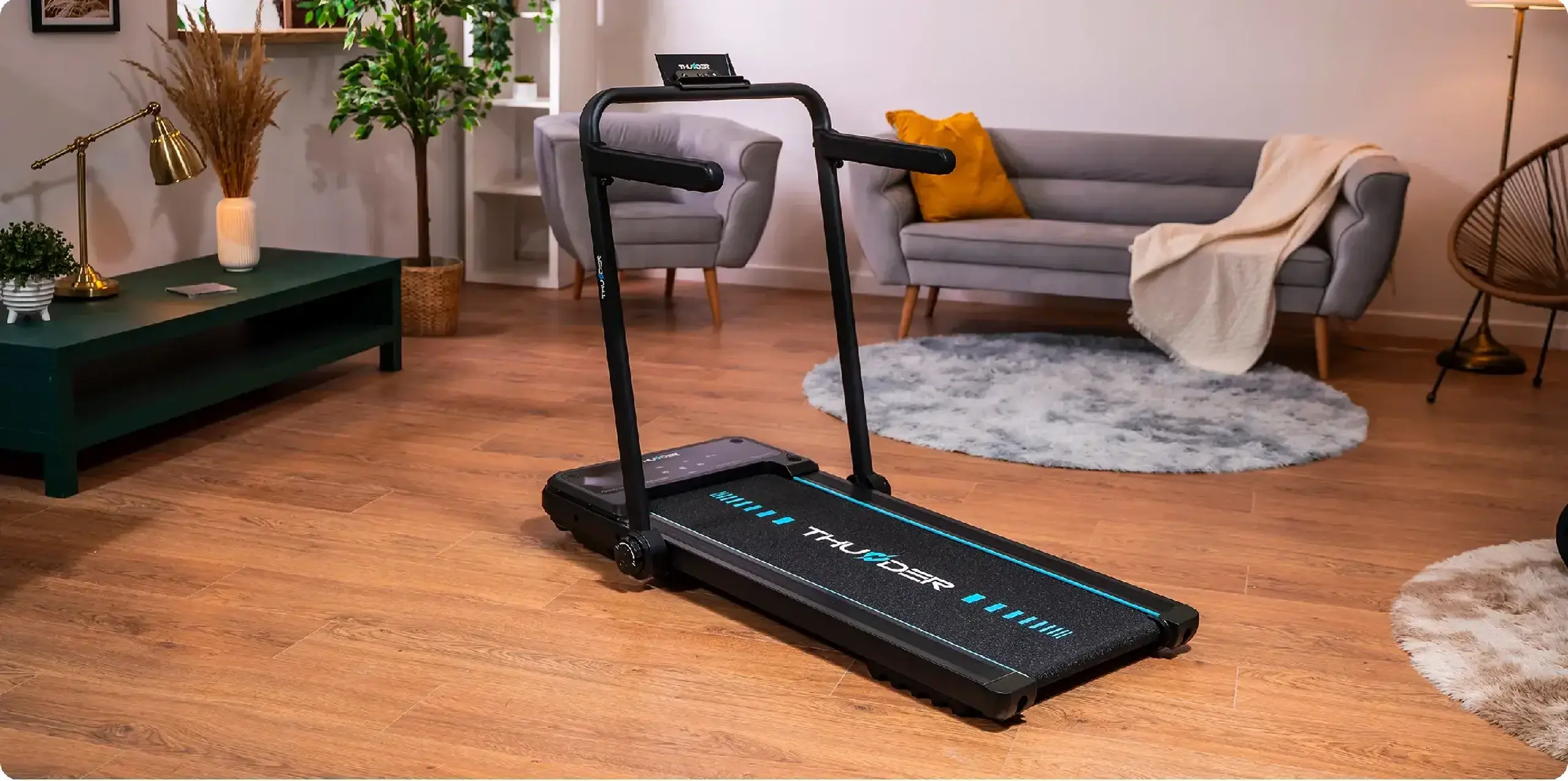 Banda de alergare electrica THUNDER IMPACT-BLACK