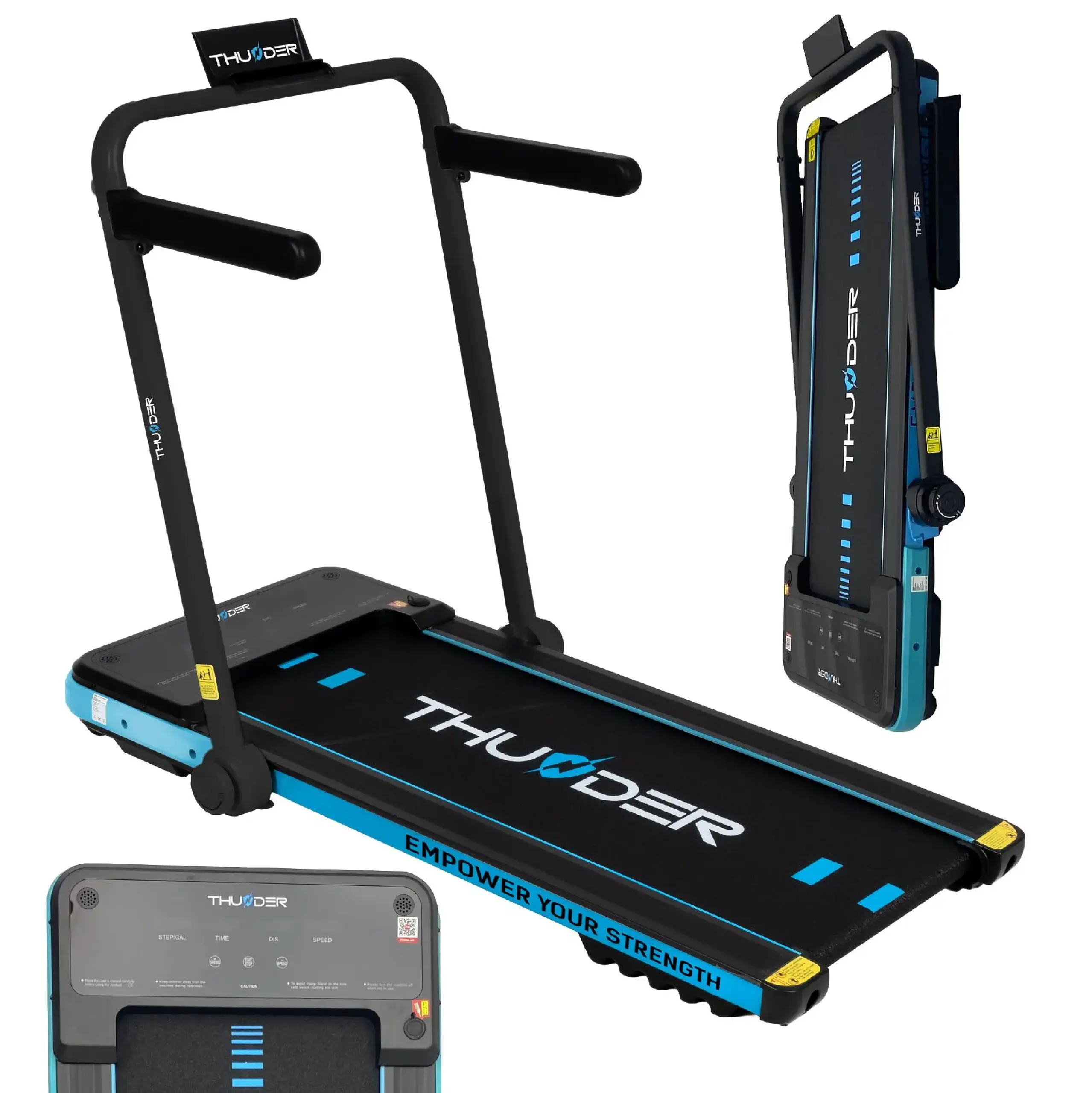 Banda de alergare electrica THUNDER IMPACT-BLUE
