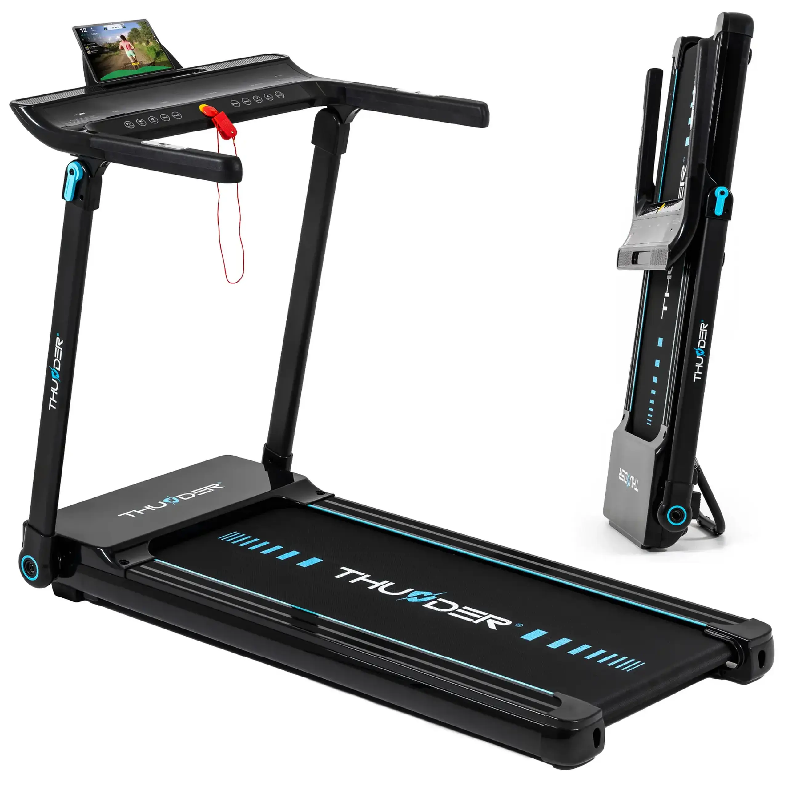 Banda de alergare electrica THUNDER ULTRA-BLACK New