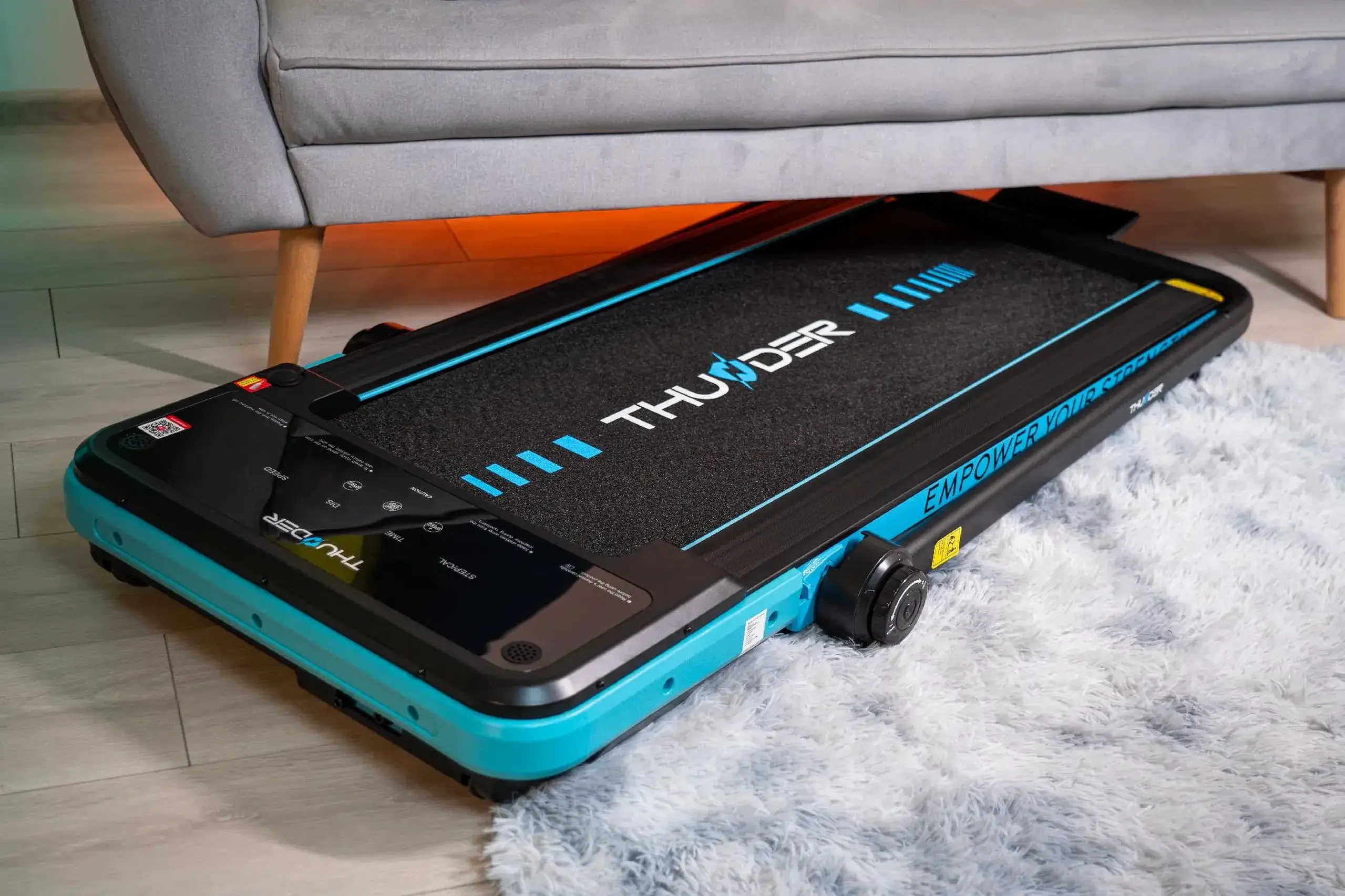 Banda de alergare electrica THUNDER IMPACT-BLUE