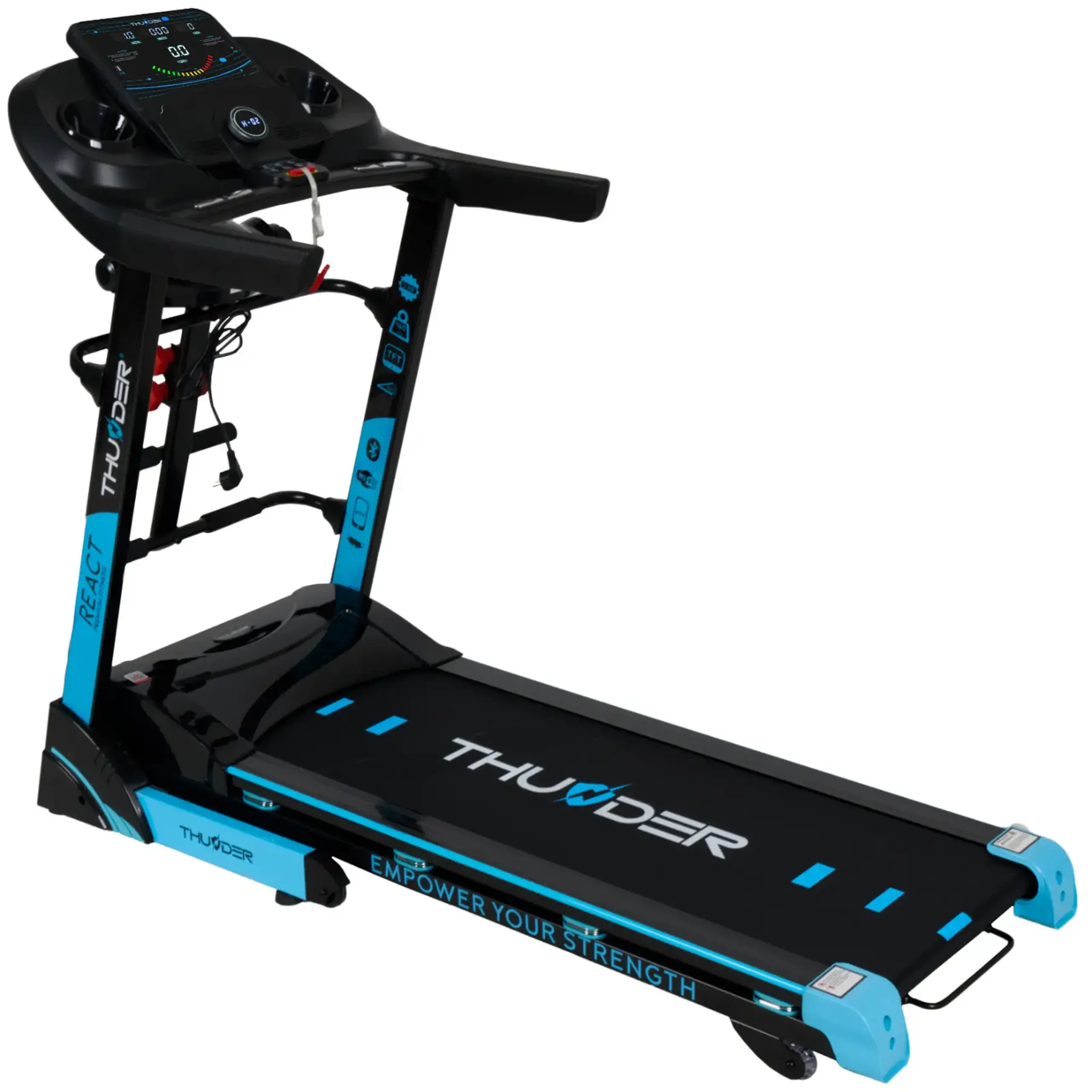 Banda de alergare electrica THUNDER REACT-DS-BLACK