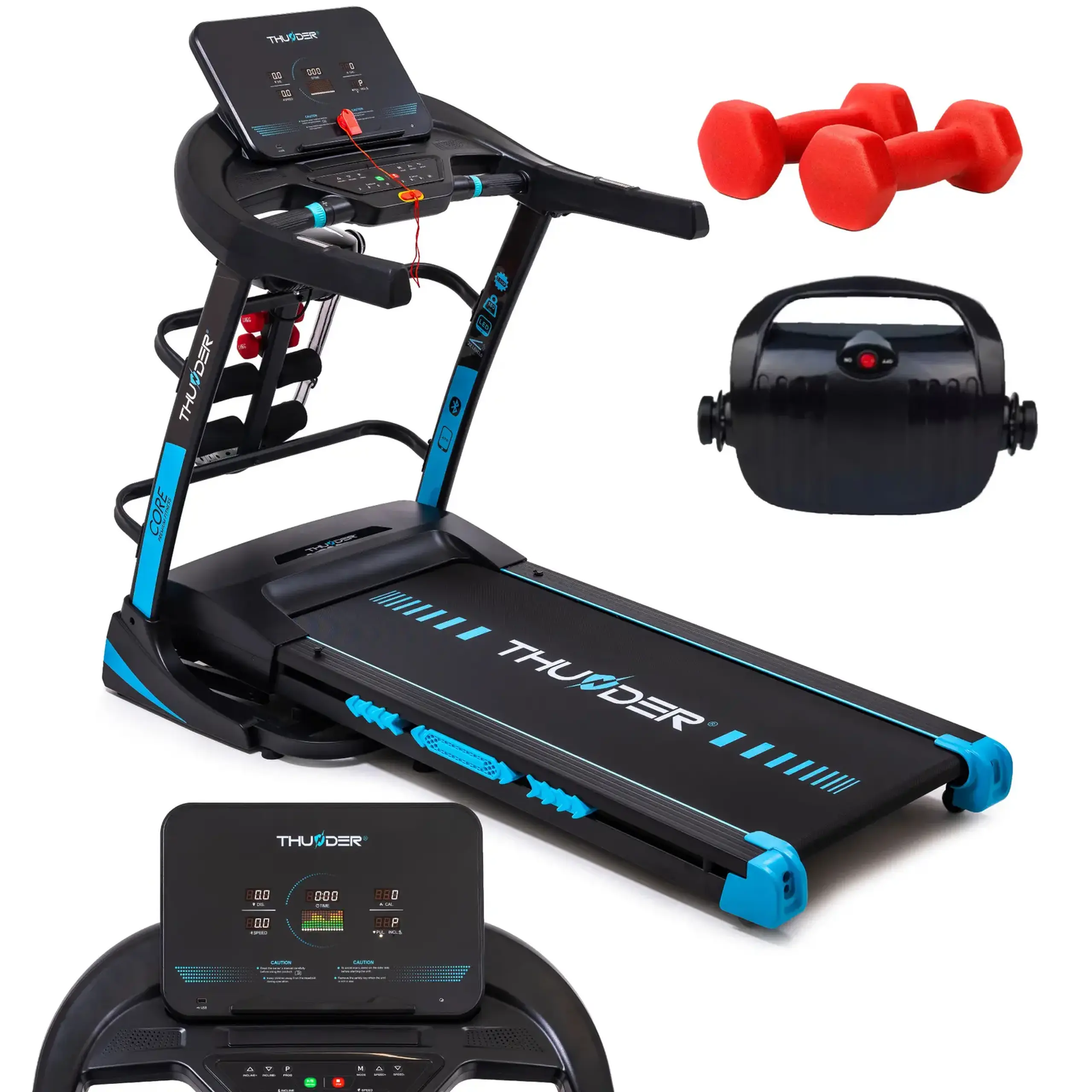 Banda de alergare electrica THUNDER CORE-DS-BLACK