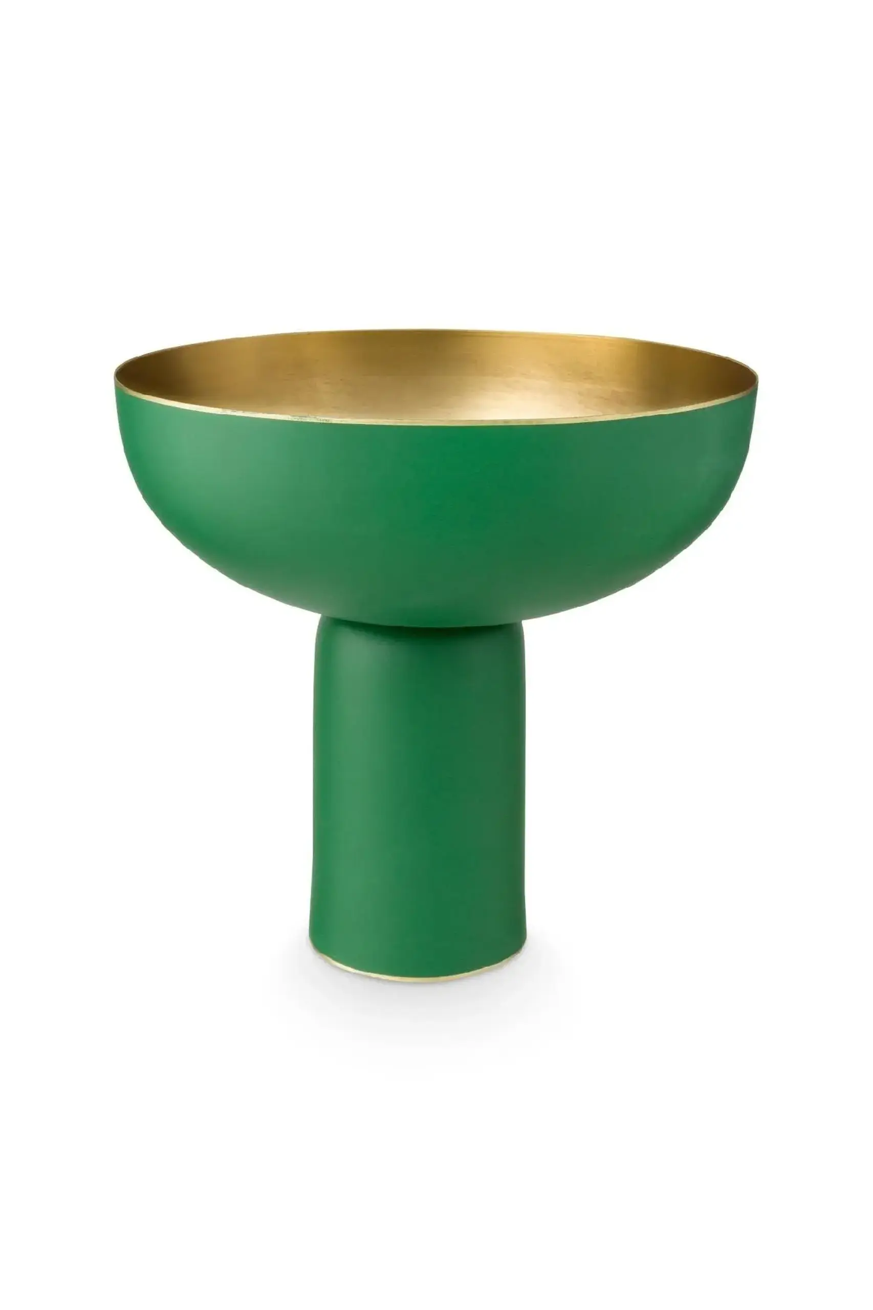 Fructiera metalica mata verde 23x24cm