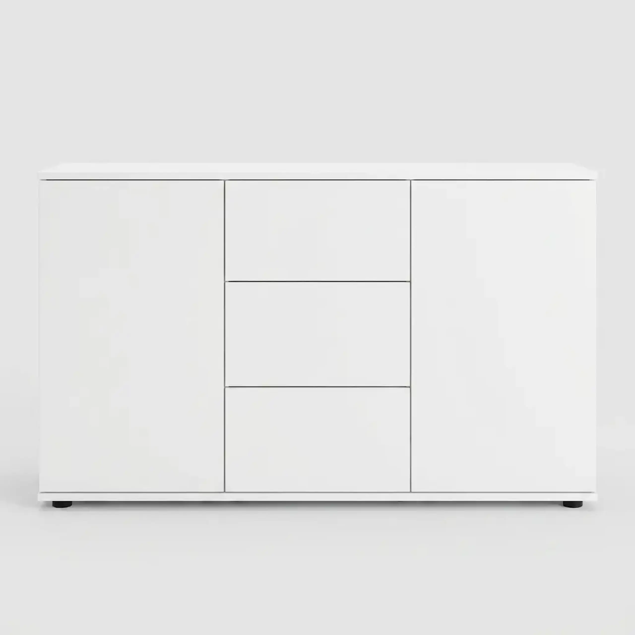 Comoda 4home Solo, 135x80x42 cm, Nimfea Alba/Nimfea Alba