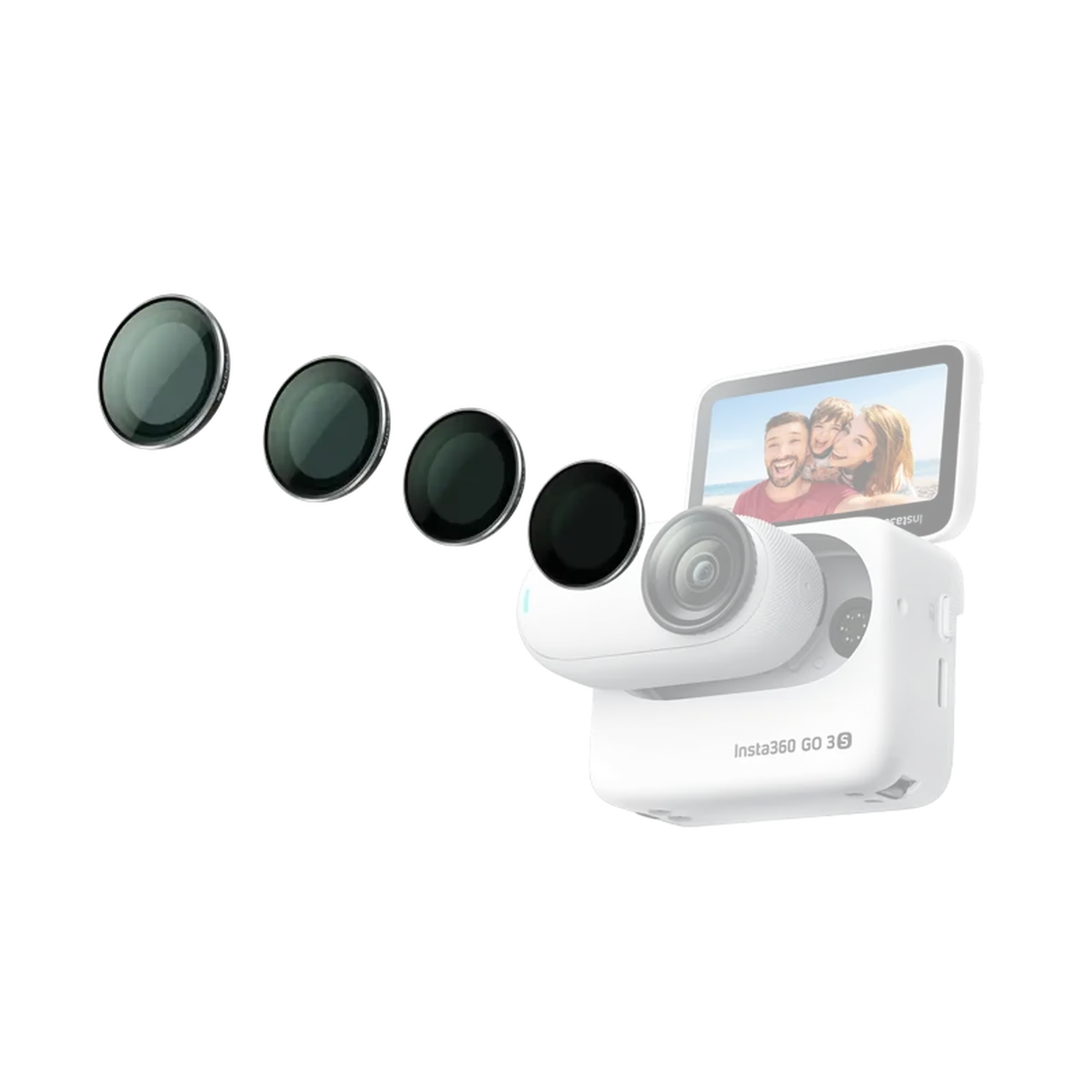 Accesorii pentru camere de acțiune Insta360 GO 3S ND Filter Set, Negru