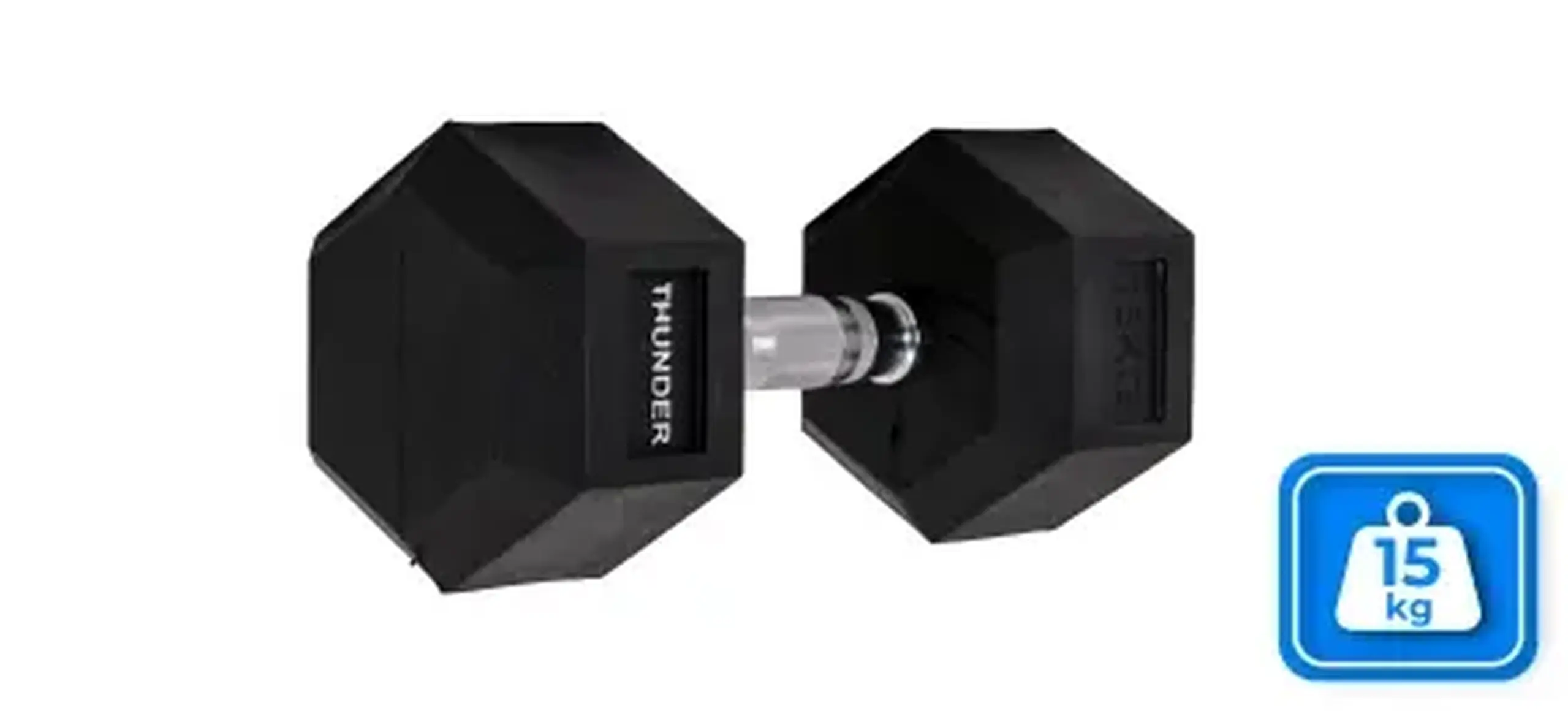 Gantera HEXAGONAL DUMBBELLS Thunder 15KG