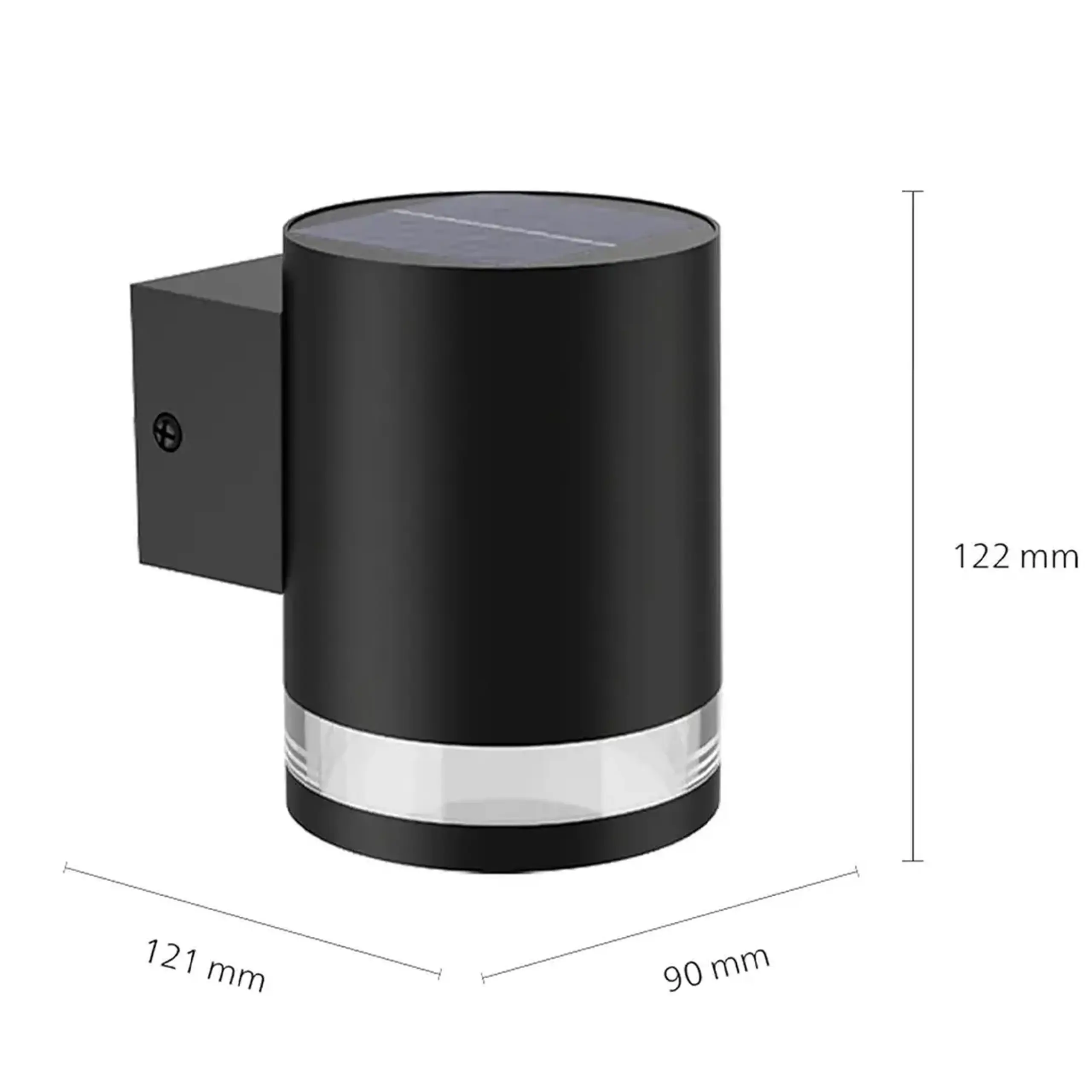 Corp de iluminat LED cu panou solar FYCE 1.5 W 2700 K IP44