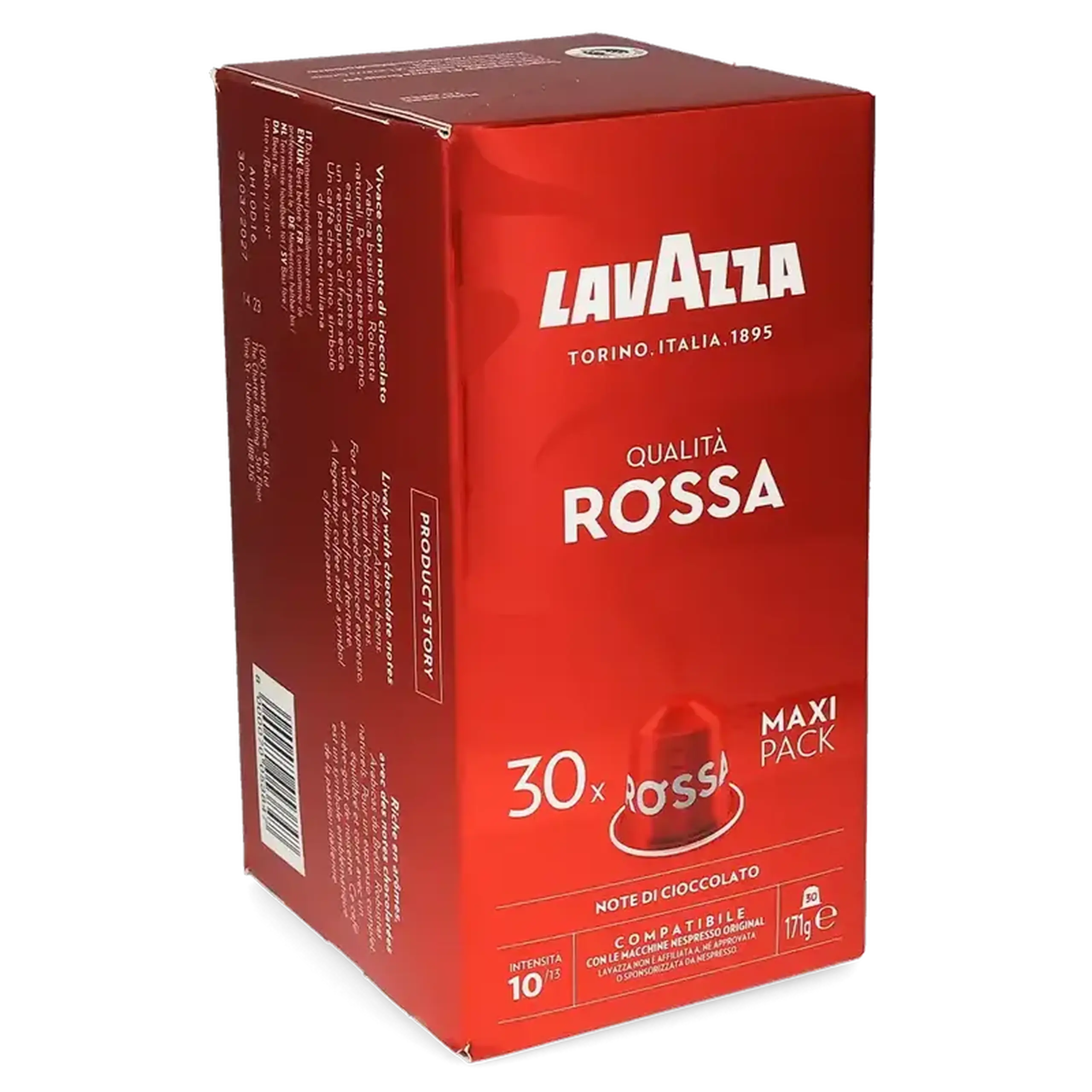 Cafea Lavazza Qualità Rossa Nespresso, 30 buc