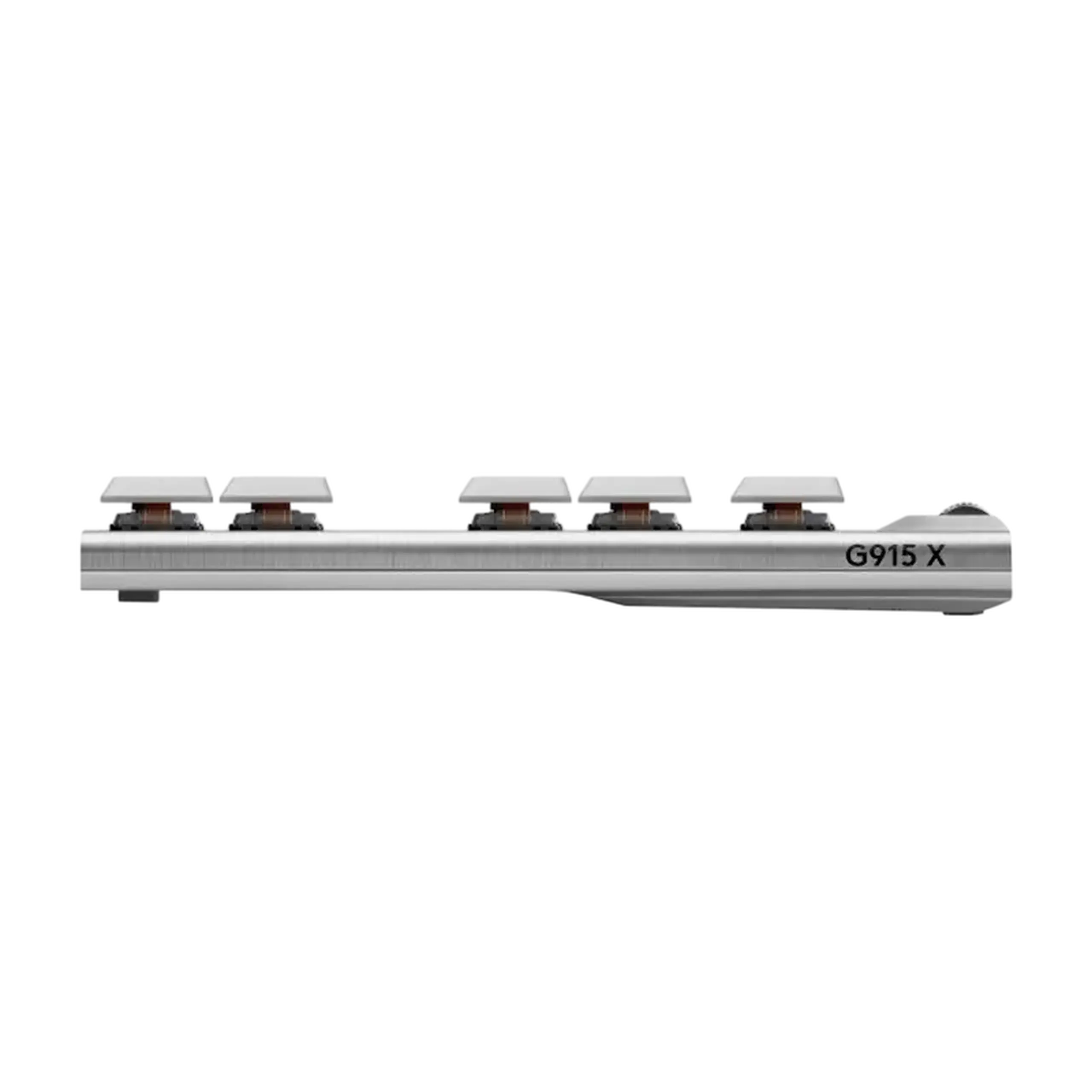 Tastatură Logitech G915 X Lightspeed TKL, Fără fir, Alb