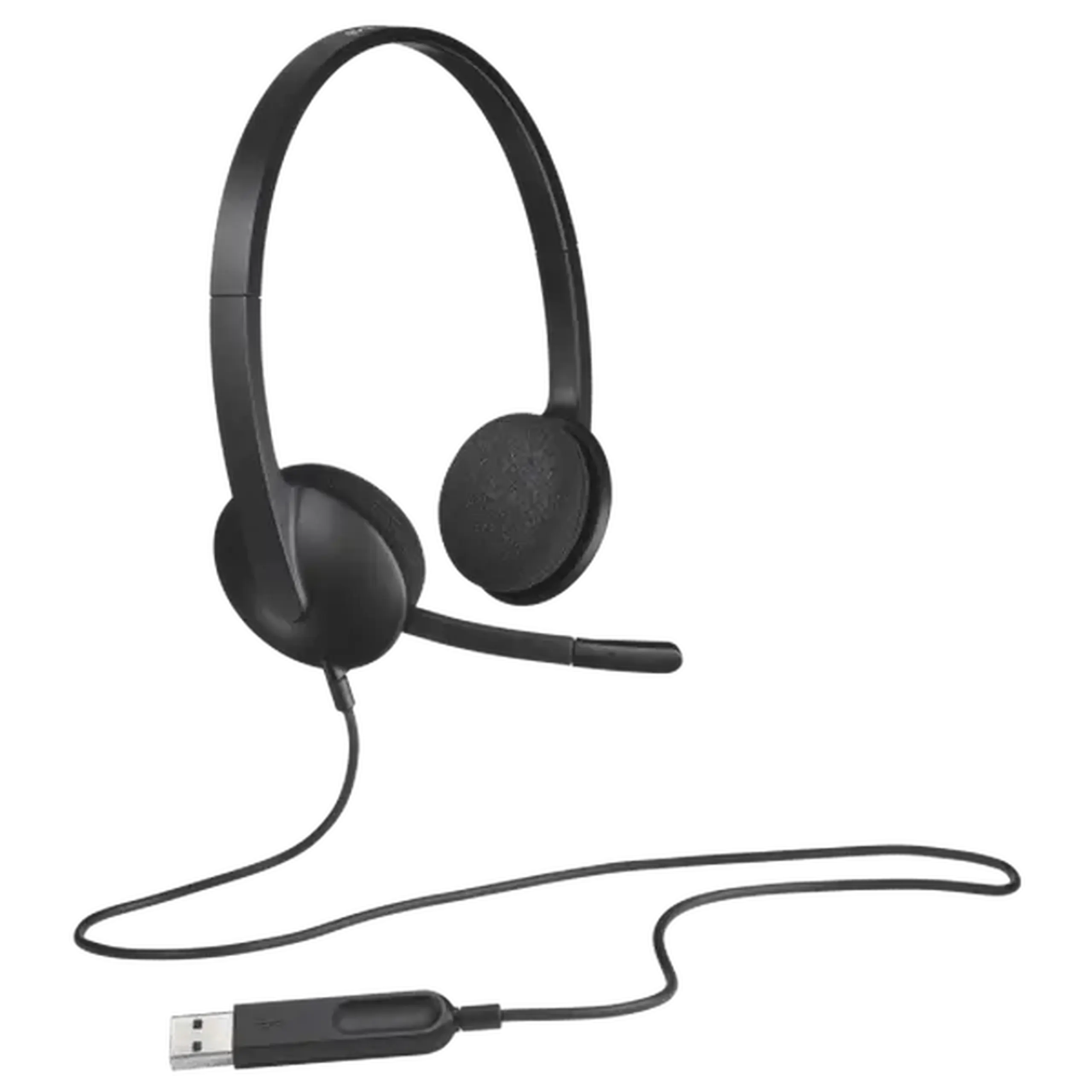 Căști Logitech H340, Negru