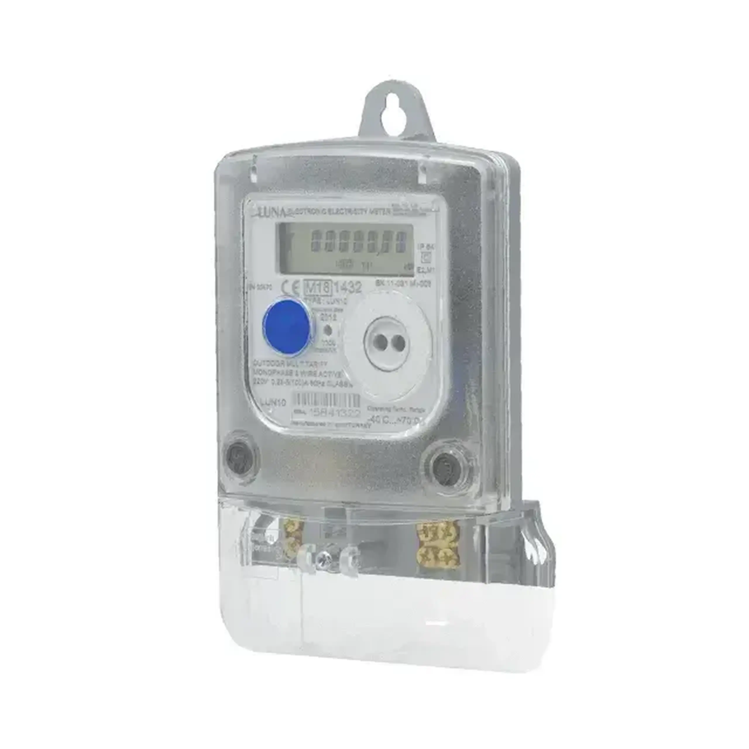 Contor electric LUNA LUN10 monofazat 100 A 220 V IP54