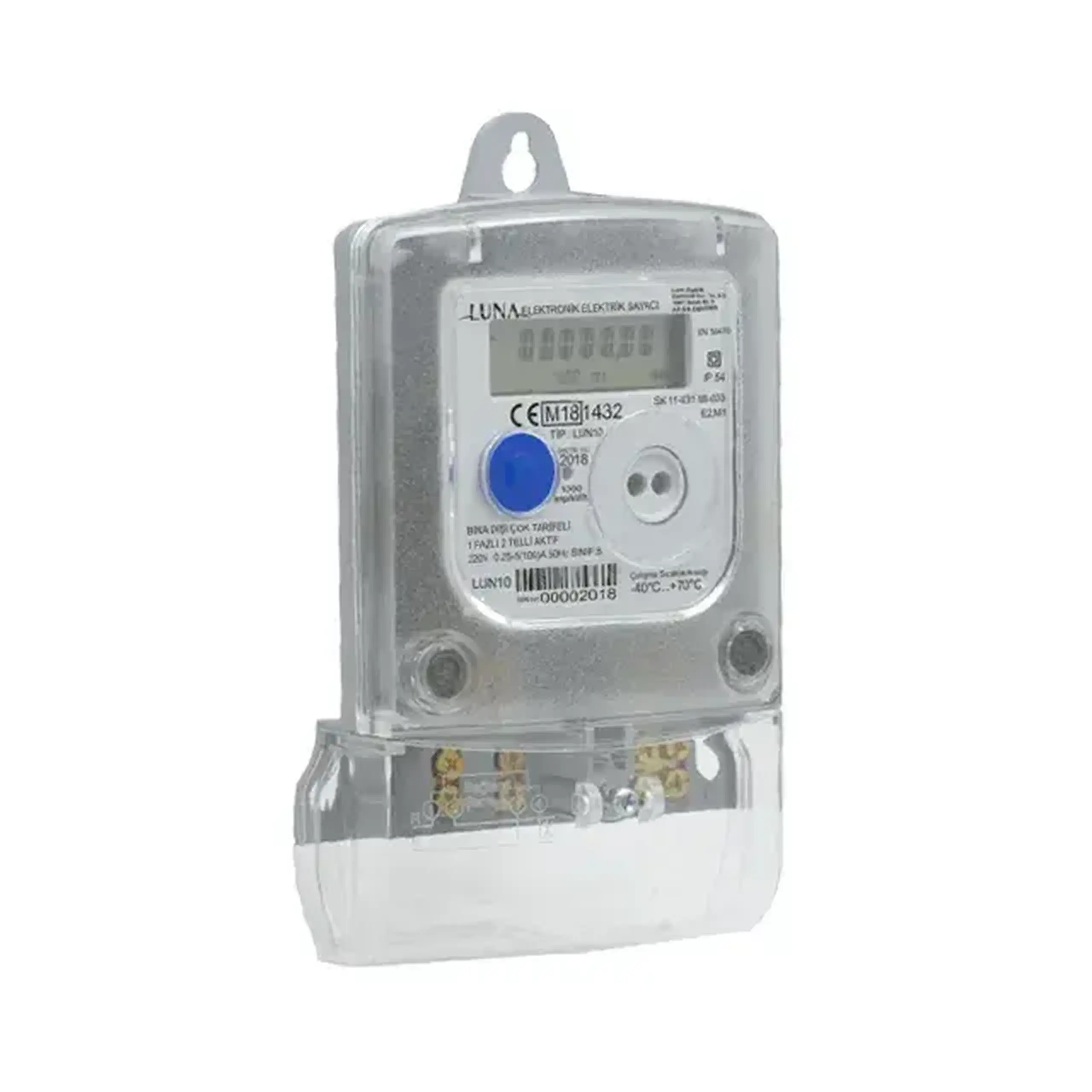 Contor electric LUNA LUN10 monofazat 100 A 220 V IP54