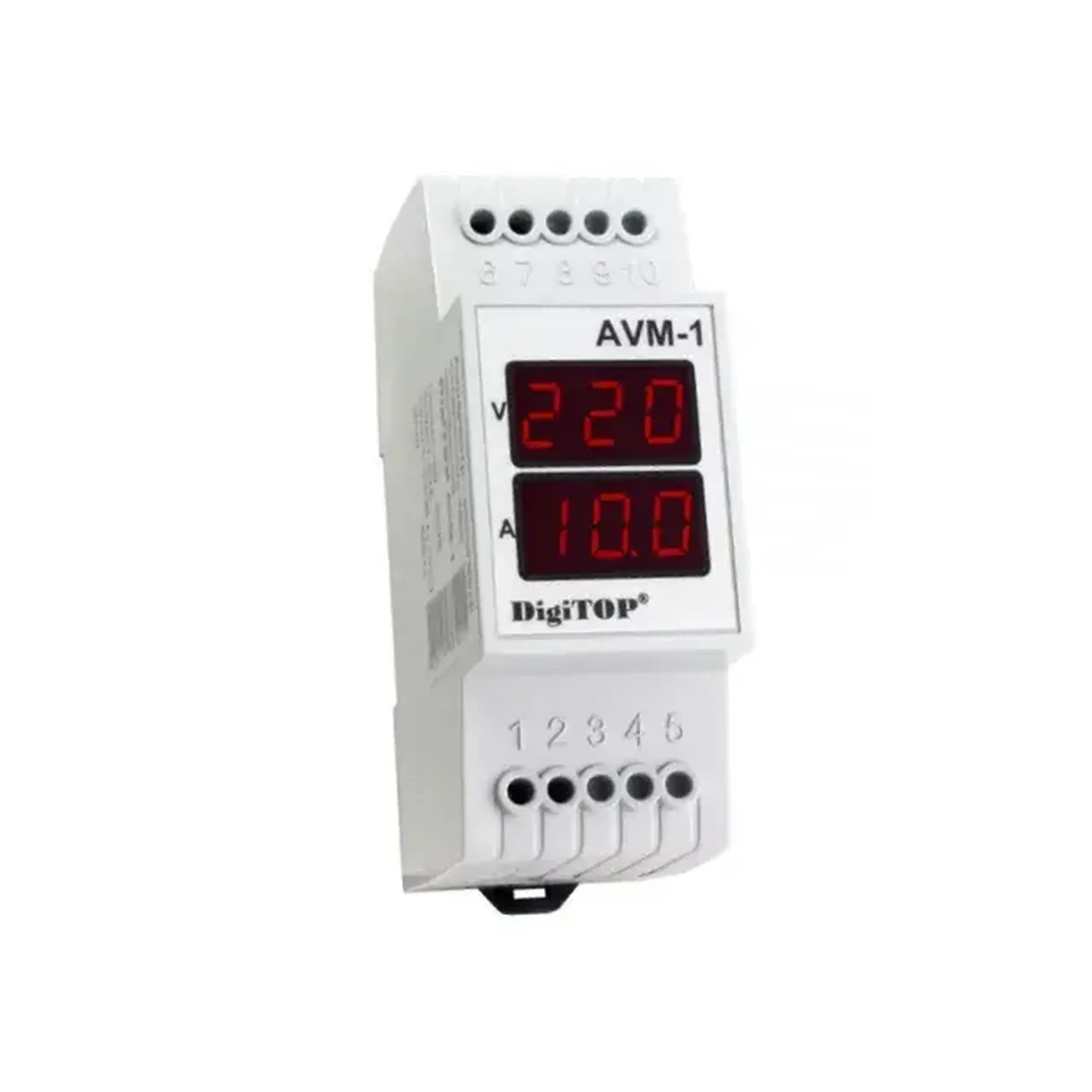 Voltampermetru cu ecran digital Digitop AVM1 1 - 63 A 40 - 380 V