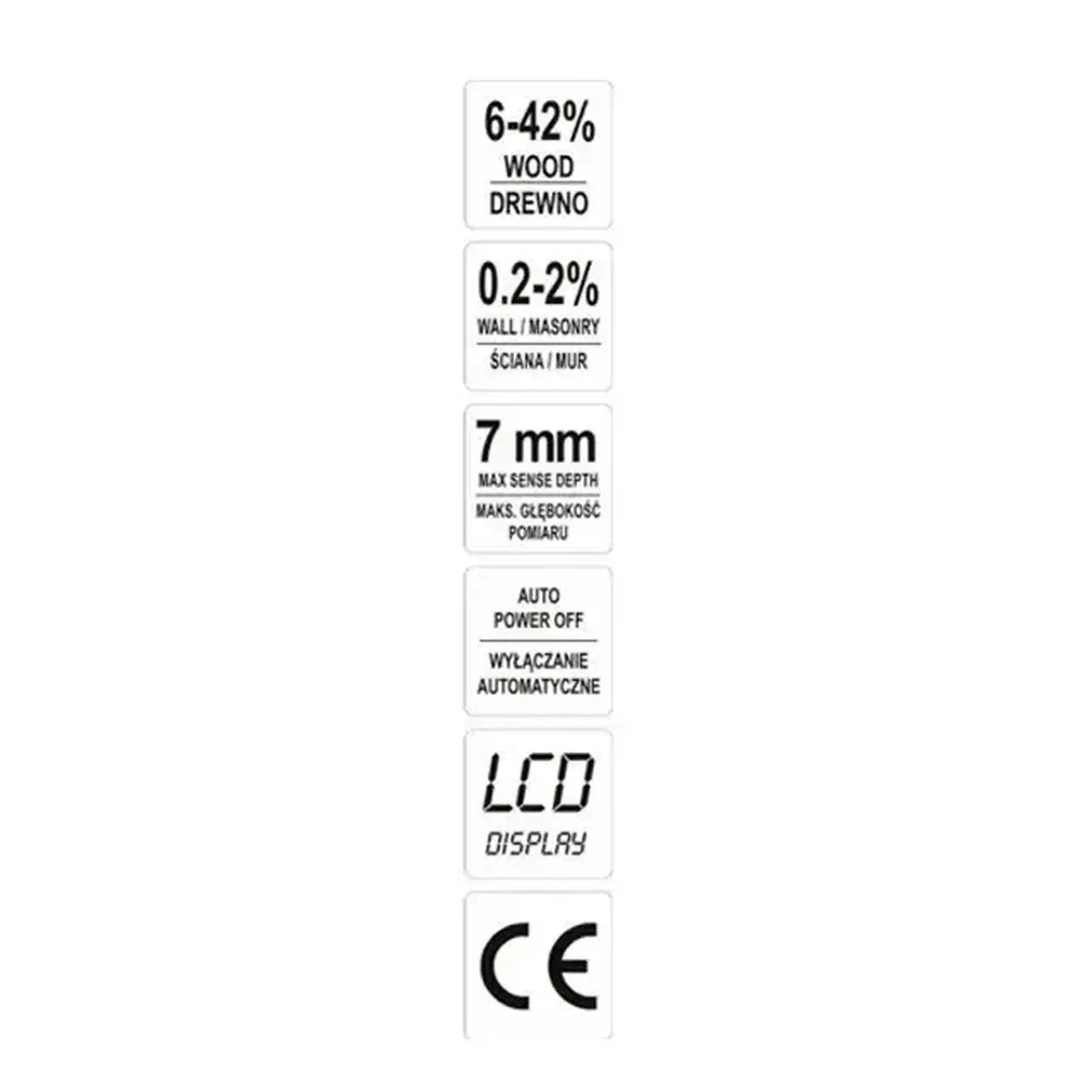 Umidometru pentru lemn 73140 Yato
