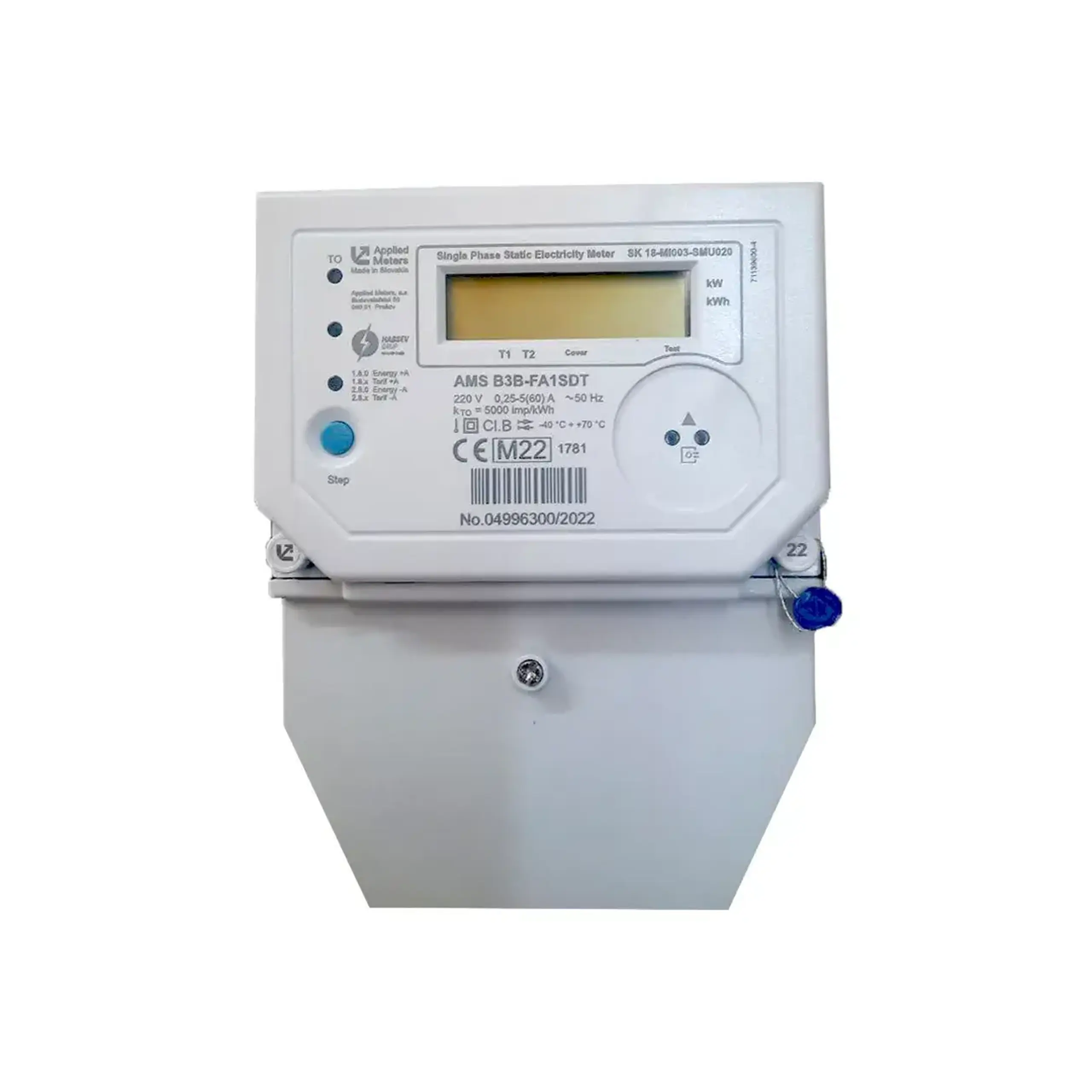 Contor electric monofazat AMS B3B-FA1SDT monofazat 60 A 220 - 240 V