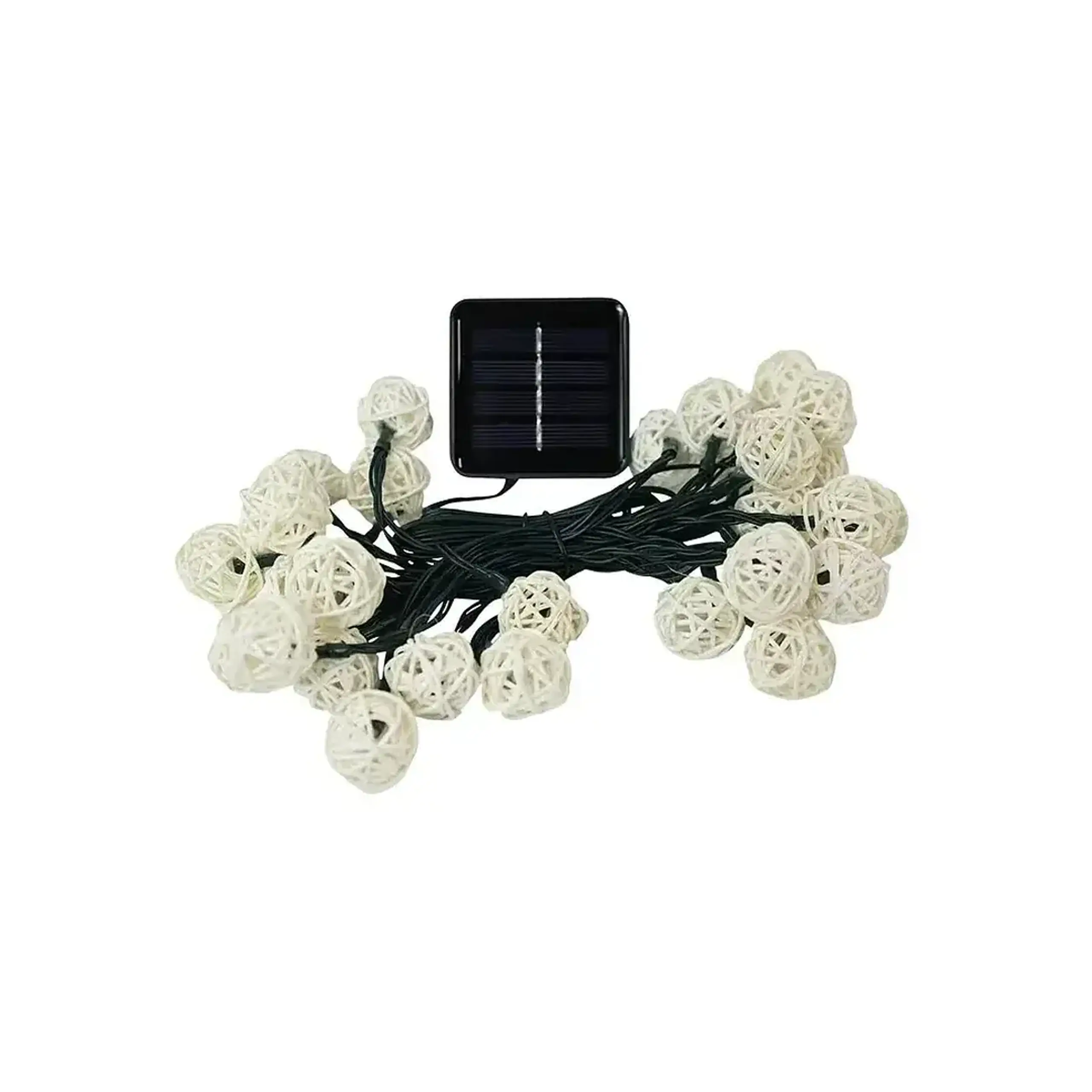 Luminițe de sărbători cu panou solar 6.5 m 2700 K 2 V DC IP44 LED Elmos