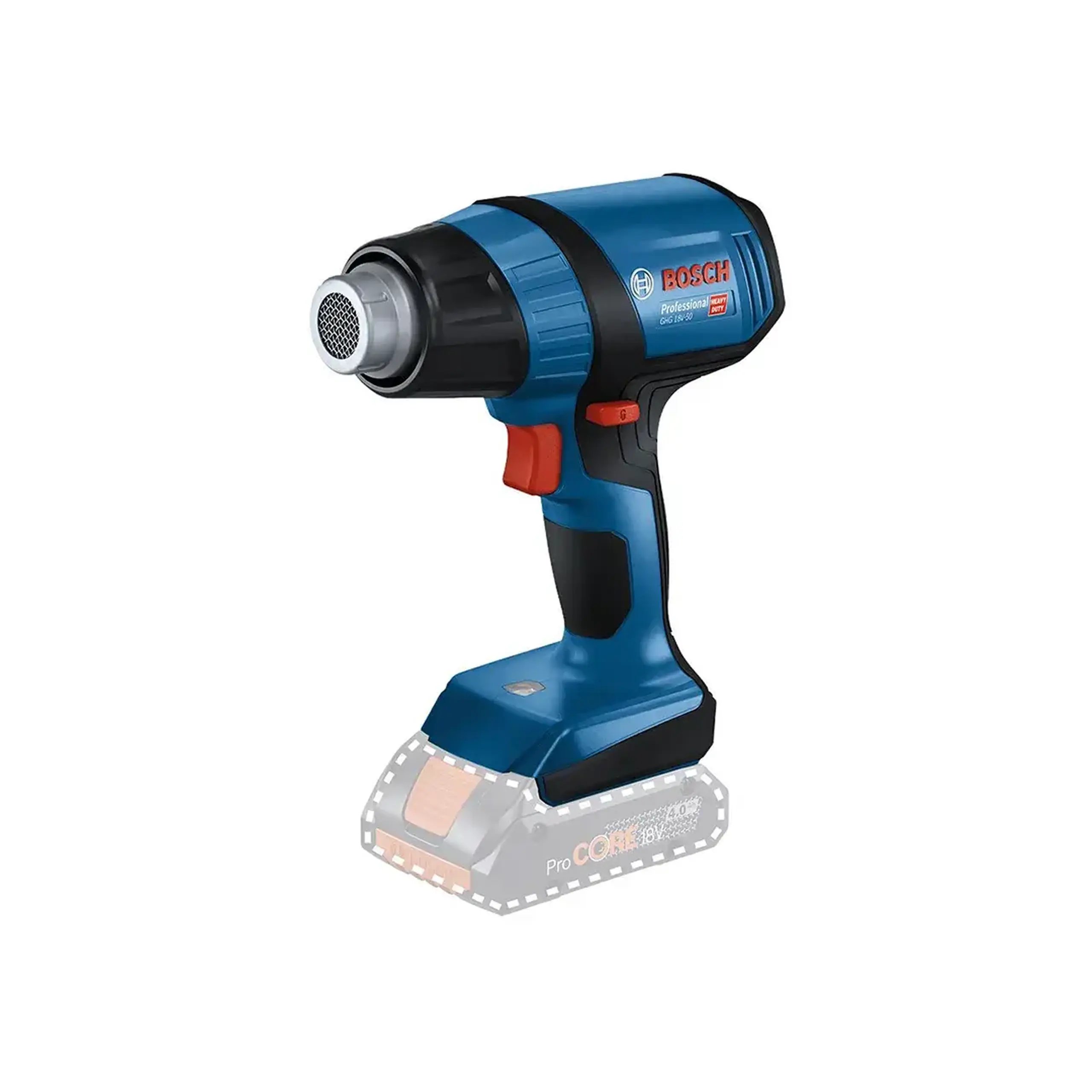 Suflantă cu aer cald Bosch GHG 18V-50 18 V 300/500 °С 175 l/min
